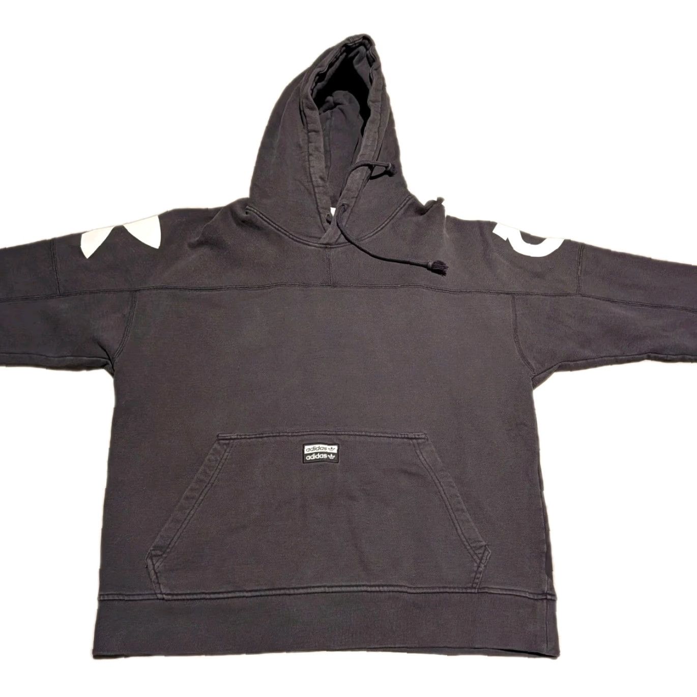 Adidas Adidas Originals RYV Hoodie Big Back Spell Out OTH Pullover Medium Men's Black Size US M / EU 48-50 / 2 - 3 Thumbnail