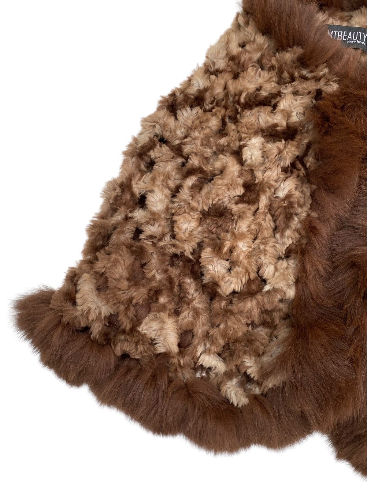 Vintage MTBEAUTY Fur Cape Winter Size L / US 10 / IT 46 - 4 Thumbnail