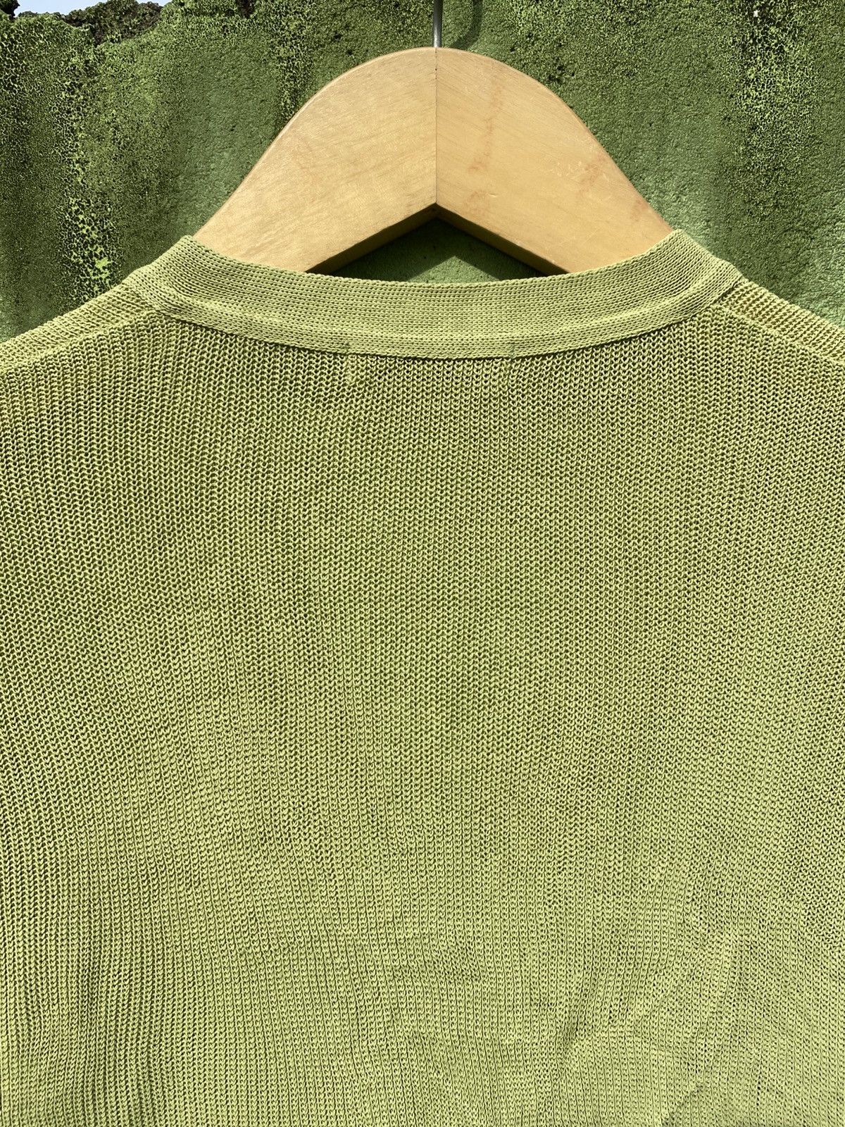 Issey Miyake Issey Miyake Olive Green Lightweight Cardigan Japanese Style Size M / US 6-8 / IT 42-44 - 9 Thumbnail