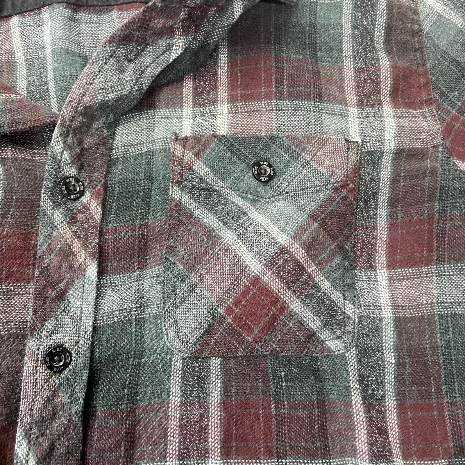 & Other Stories KLB II Flannel Shirt Men Large Multicolor Plaid Locker Loop Size US L / EU 52-54 / 3 - 3 Thumbnail