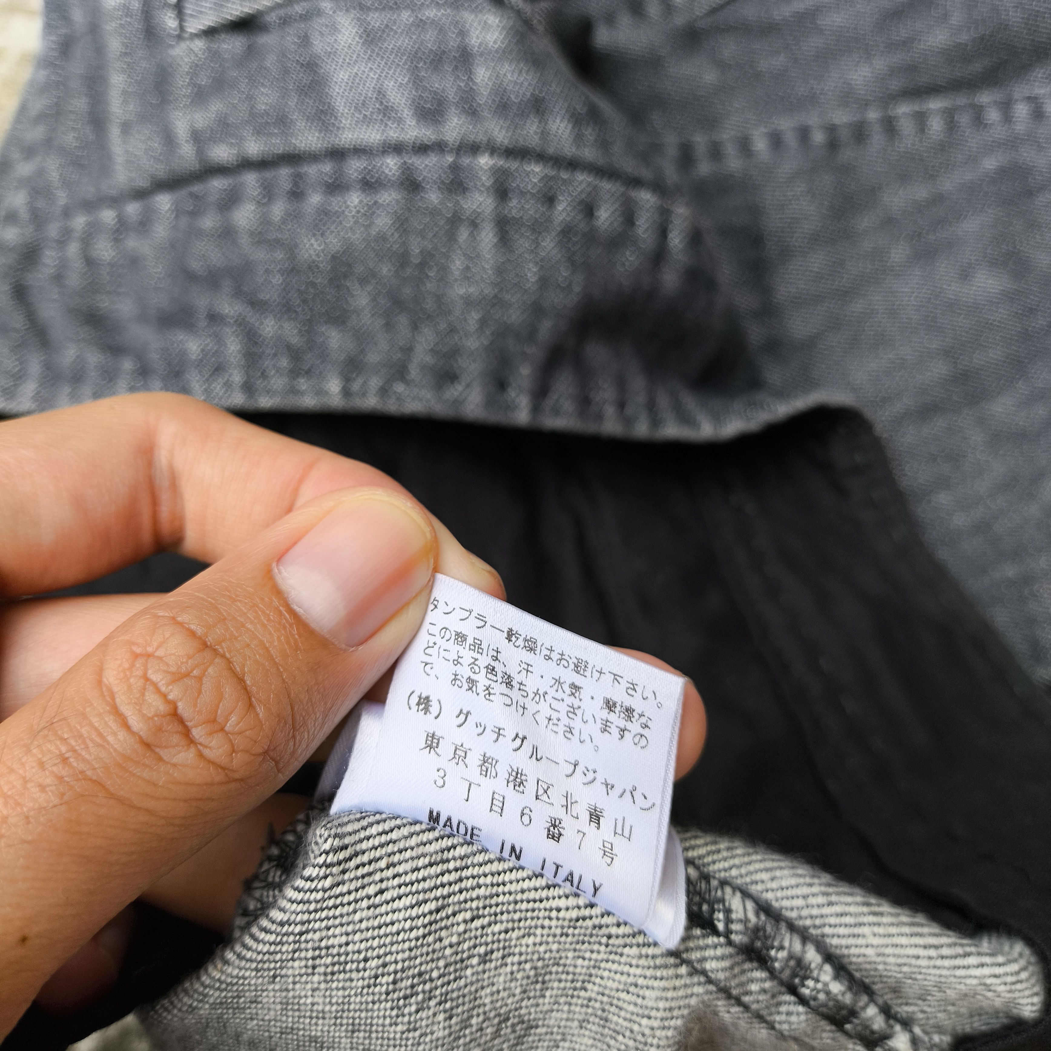 Gucci Gucci denim jeans pants bottom solid gray Size US 31 - 11 Thumbnail