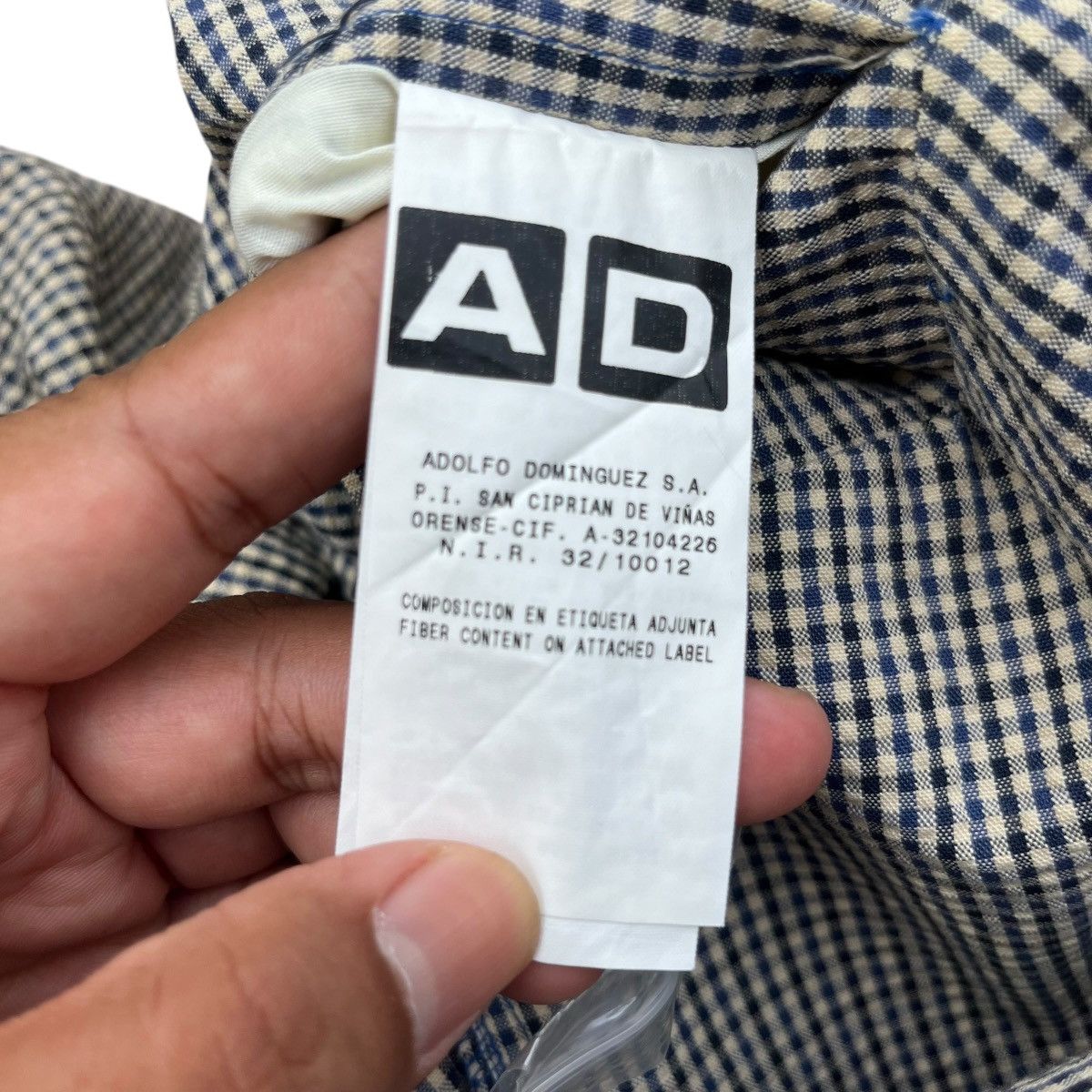 Adolfo Dominguez Small checked light blazer Size US S / EU 44-46 / 1 - 7 Thumbnail