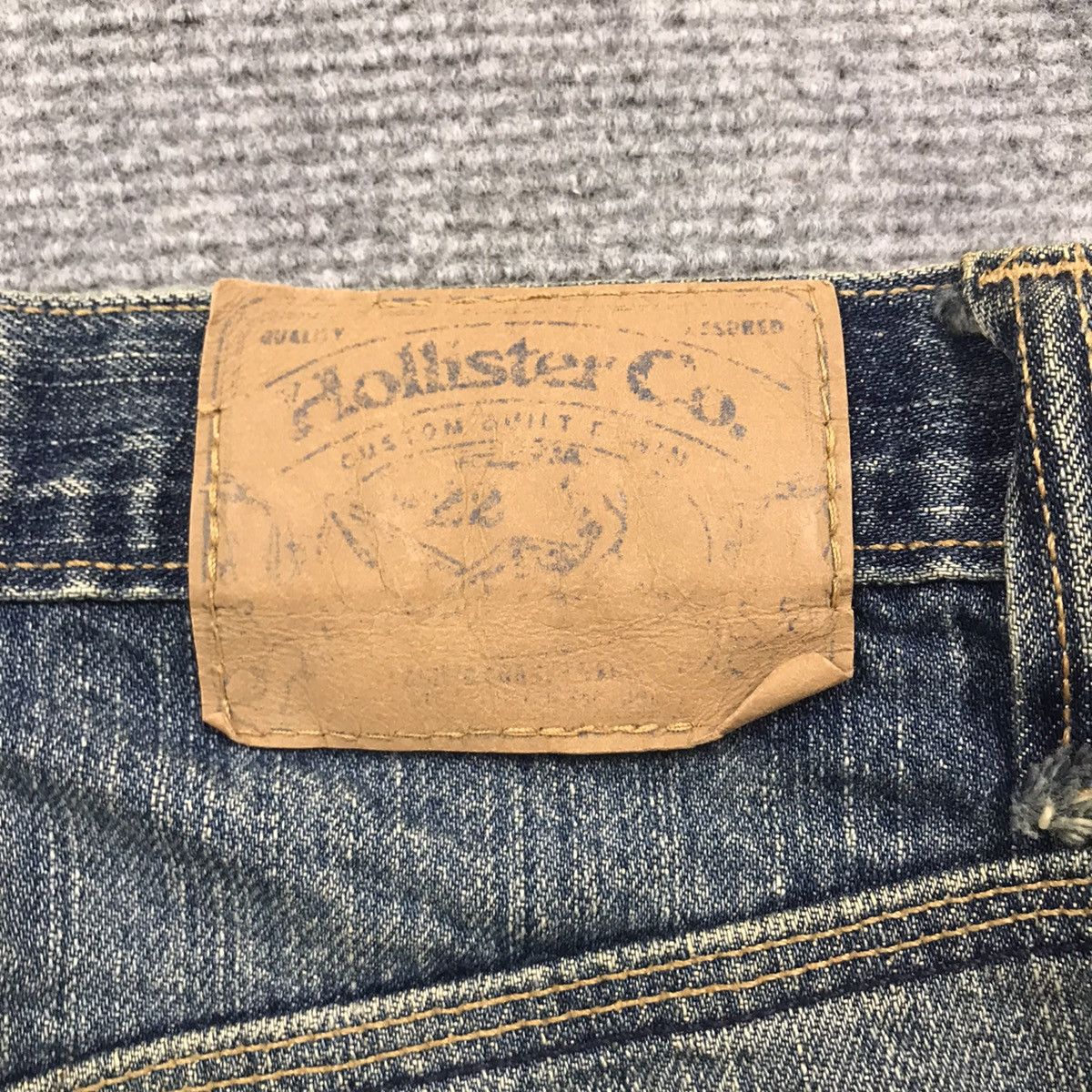 Other BAGGY RARE💀HOLLISTER DISTRESSED DENIM PANTS Size US 30 / EU 46 - 15 Thumbnail