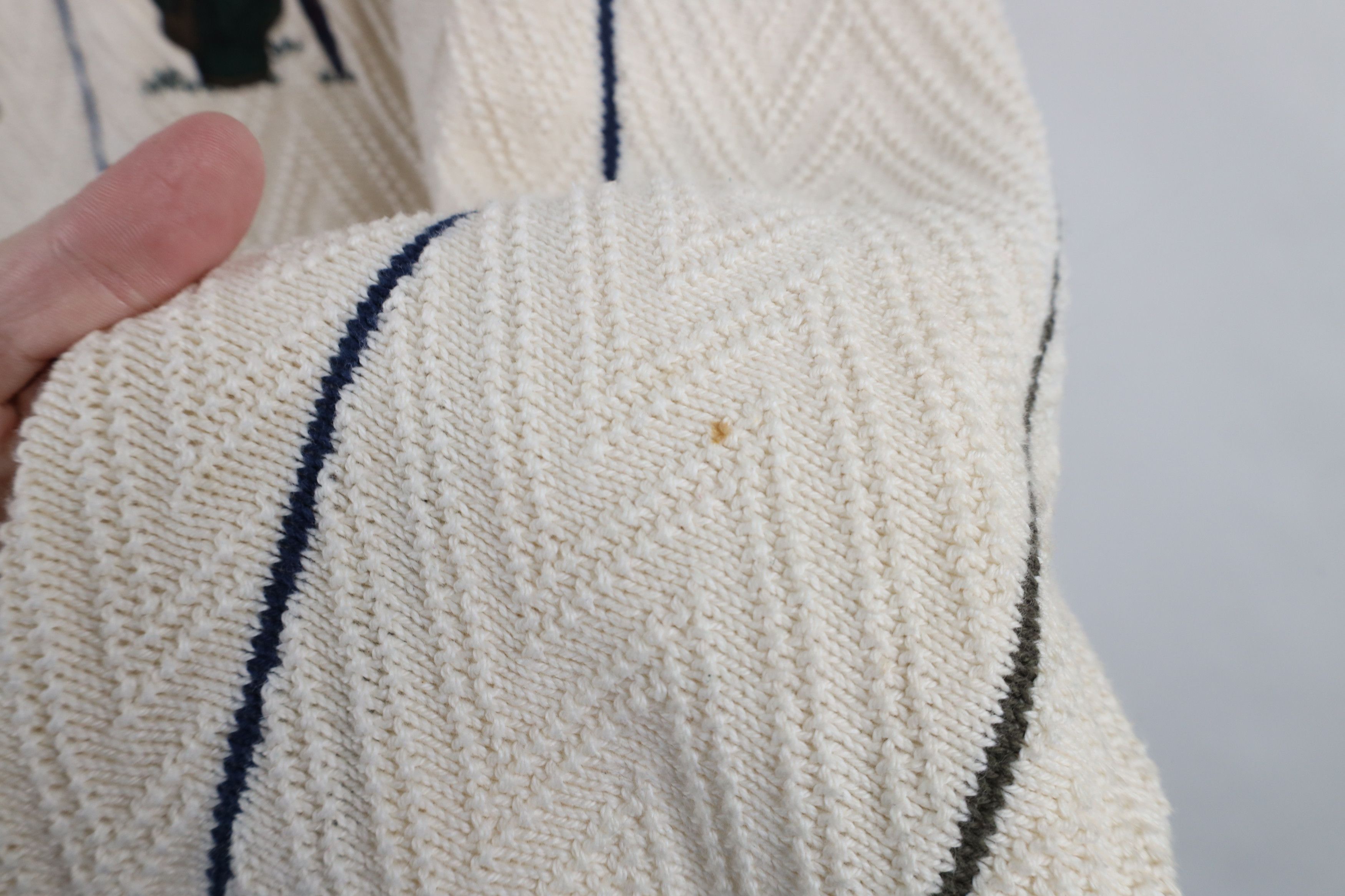 Vintage Vintage 90s Streetwear Knit Striped Golf Bag Sweater USA Size US M / EU 48-50 / 2 - 8 Thumbnail