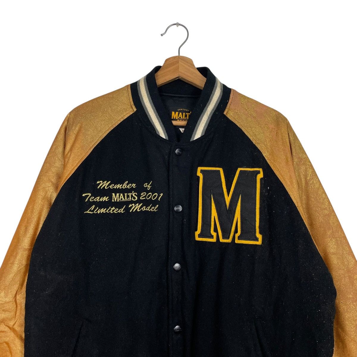 Other Vintage Suntory Malt's Beer Varsity Jacket Size US L / EU 52-54 / 3 - 2 Thumbnail