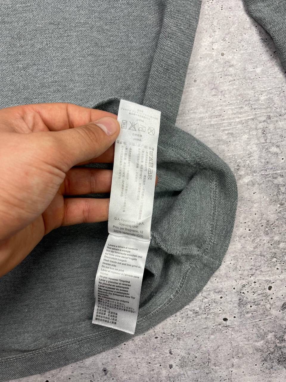 Armani × Emporio Armani Vintage Emporio Armani EA7 Y2K Style Grey Polo Longsleeve Size US L / EU 52-54 / 3 - 11 Thumbnail