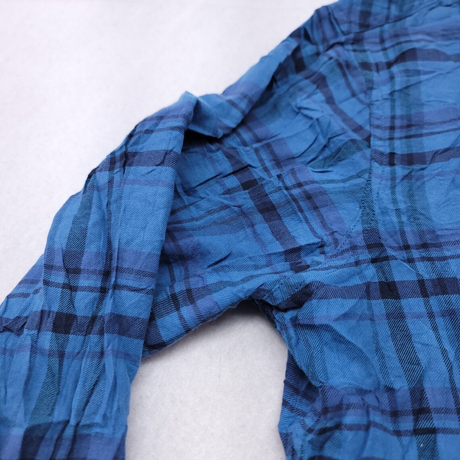 Sonoma Sonoma Madras Flannel Button Up Shirt Mens Size Large L Blue Size US L / EU 52-54 / 3 - 4 Thumbnail