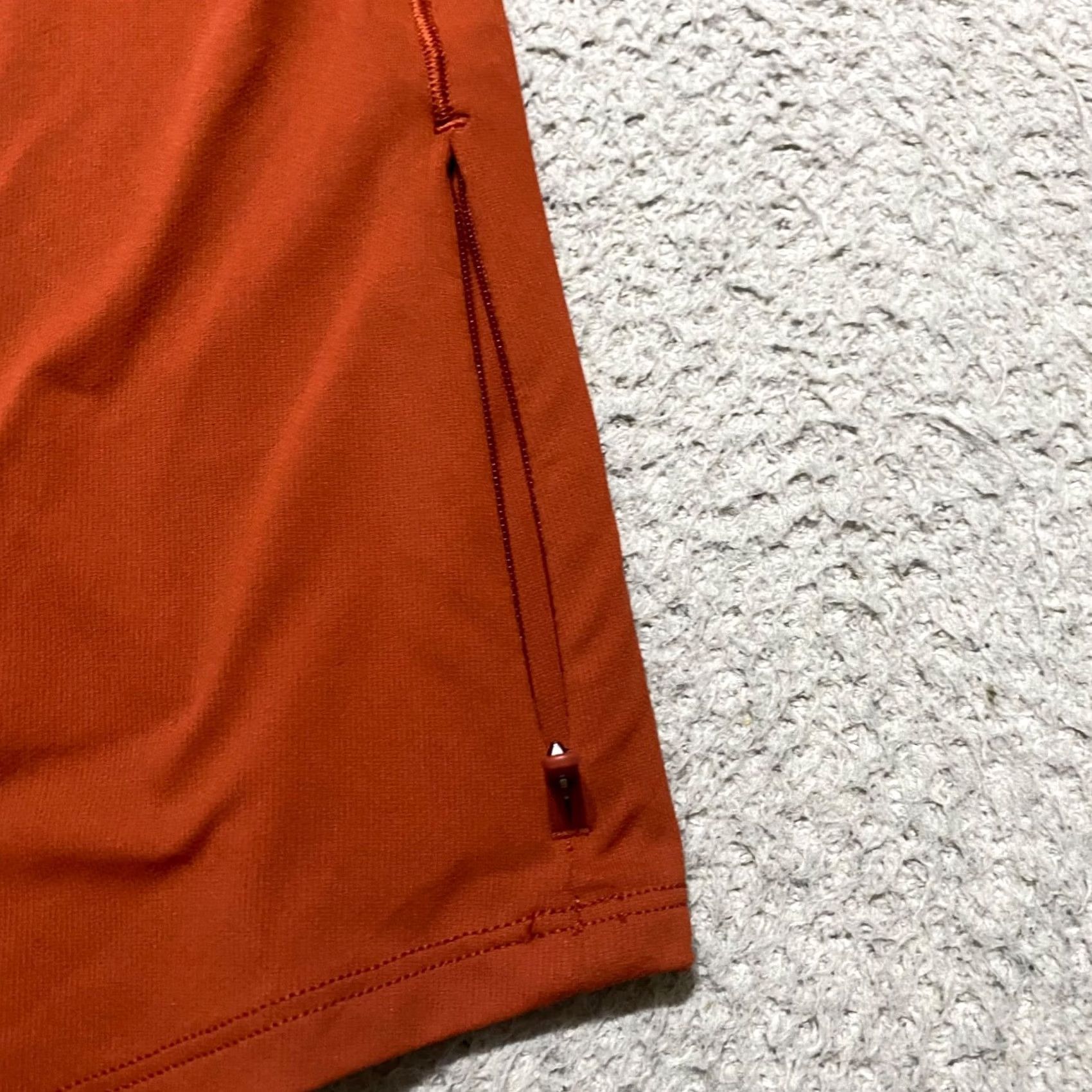 Athleta Athleta Shirt Womens XL Orange Sunchaser 1/4 Zip Pullover Short Sleeve Pockets Size XL / US 12-14 / IT 48-50 - 6 Thumbnail