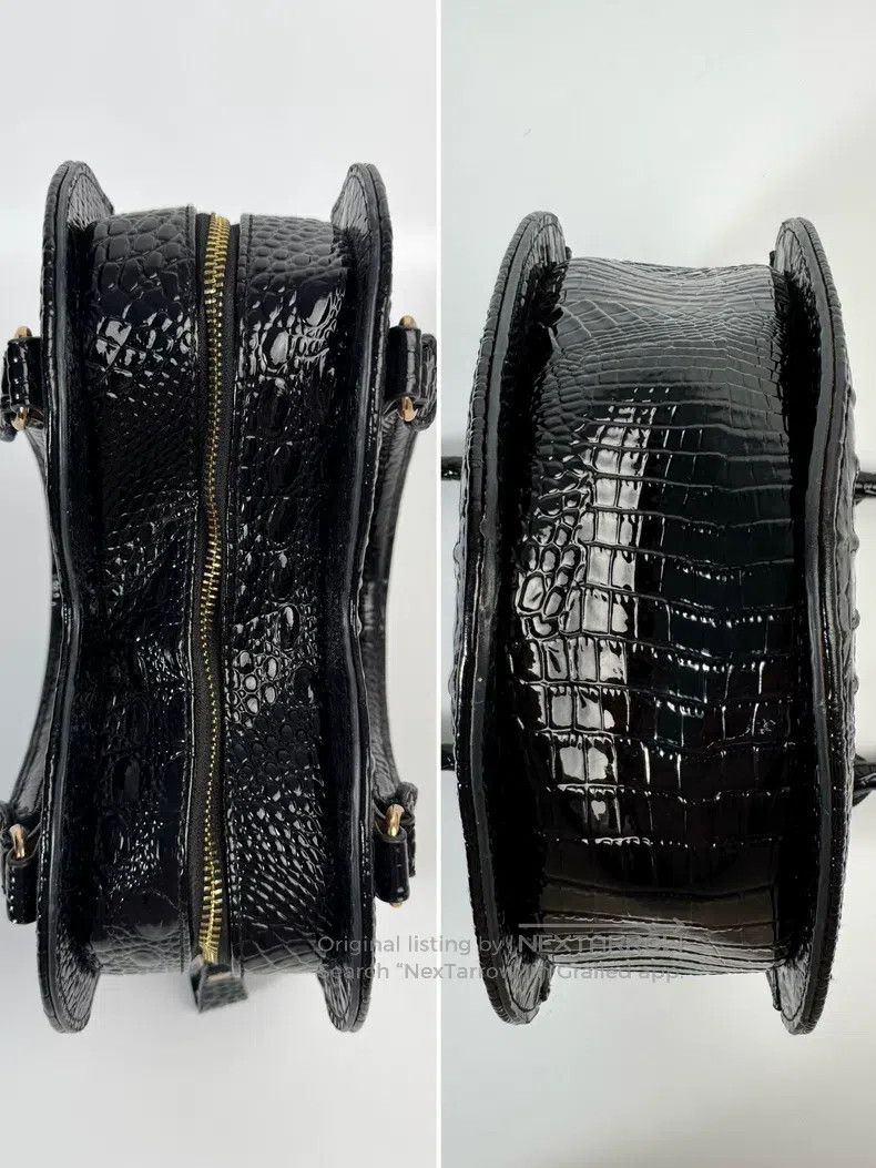 Vivienne Westwood Vivienne Westwood size os Black Patent Leather Crocodile / Size ONE SIZE - 6 Thumbnail