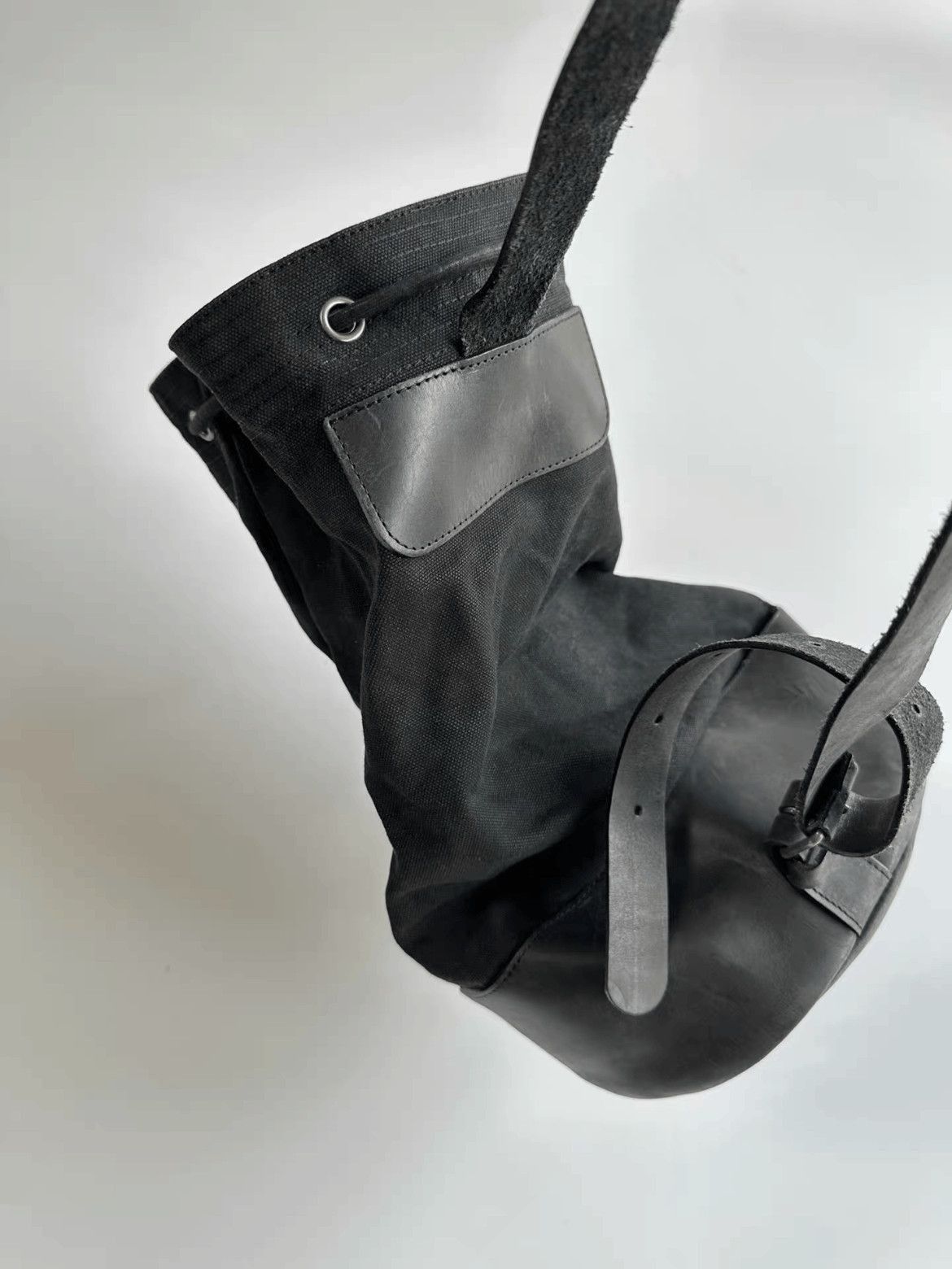 Dries Van Noten Dries Van Noten Leather Bottom Bucket Bag-2508 Size ONE SIZE - 3 Thumbnail