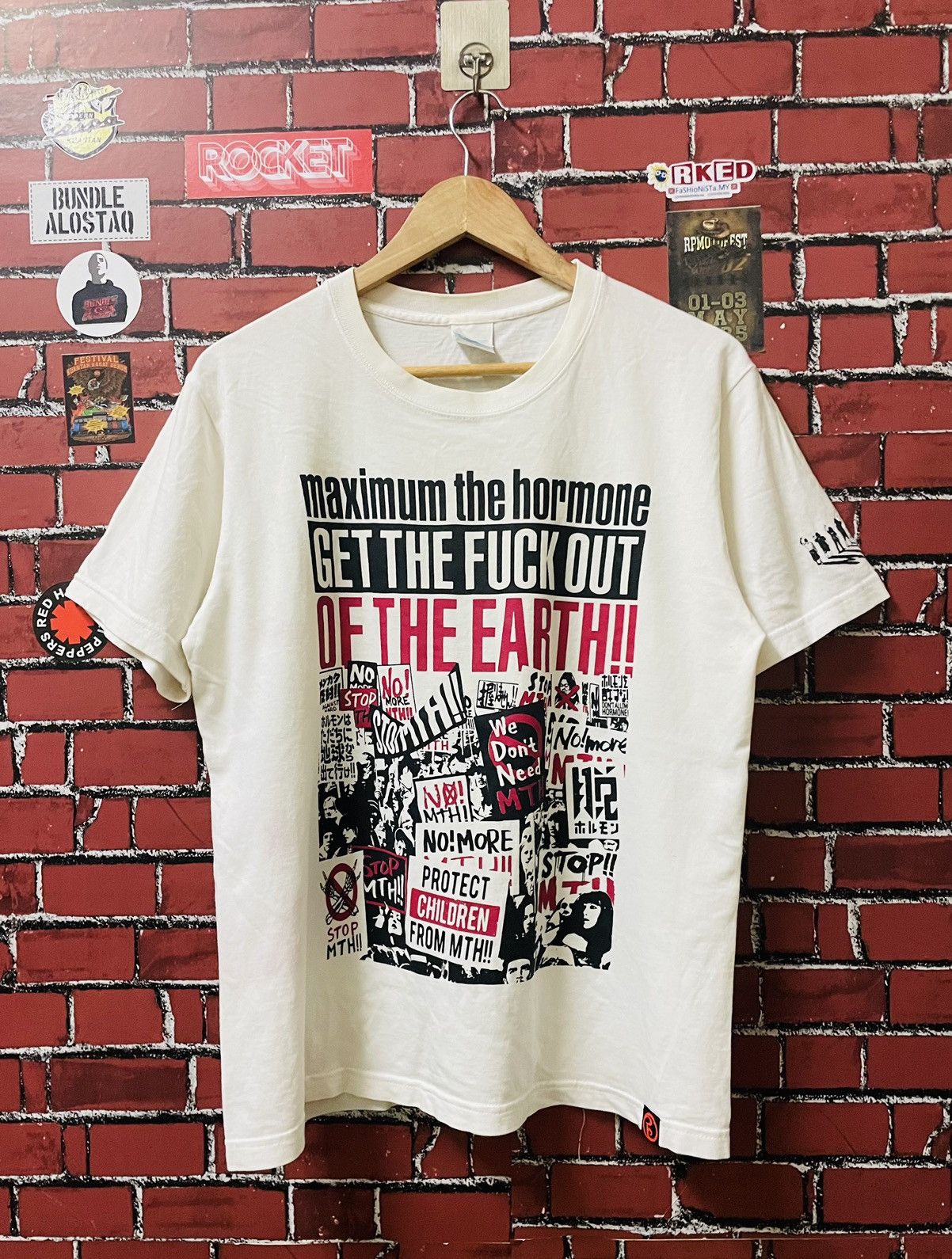 Band Tees MAXIMUM THE HORMONE JAPANESE BAND HARDCORE PUNK/METAL TEE Size US M / EU 48-50 / 2 - 2 Thumbnail