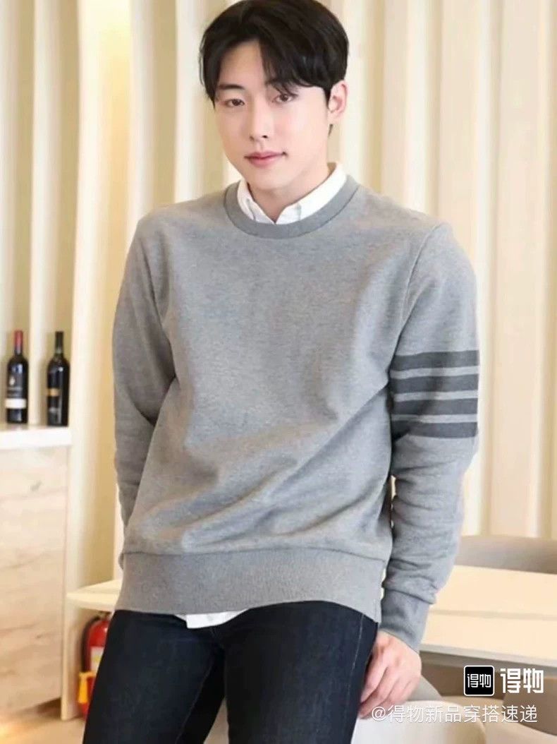 Thom Browne Thom Browne Grey hoodie Size US L / EU 52-54 / 3 - 6 Thumbnail