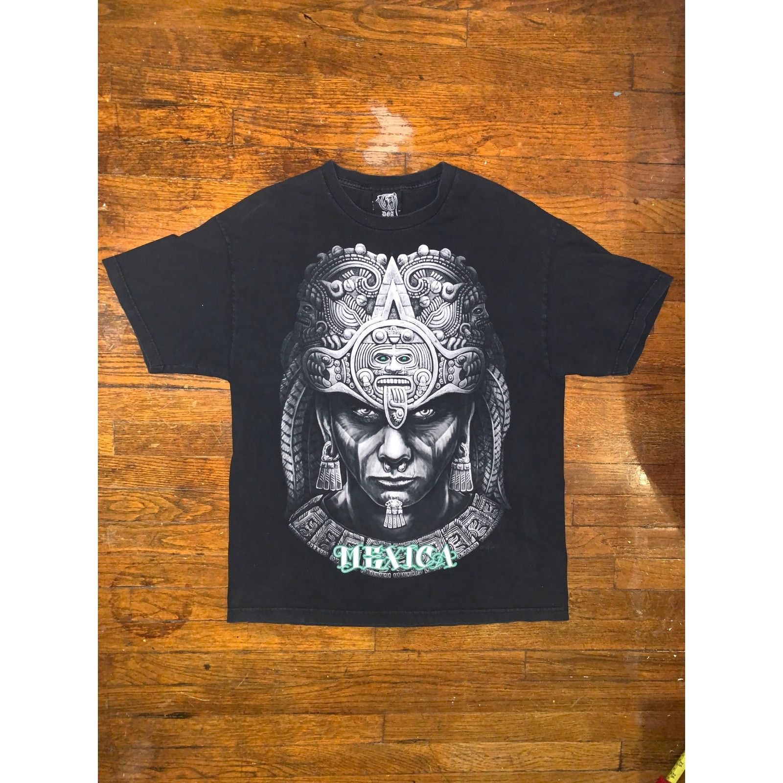 Other Mexica Aztec Warrior Graphic T Shirt XL Black David Gonzalez Size US XL / EU 56 / 4 - 2 Thumbnail