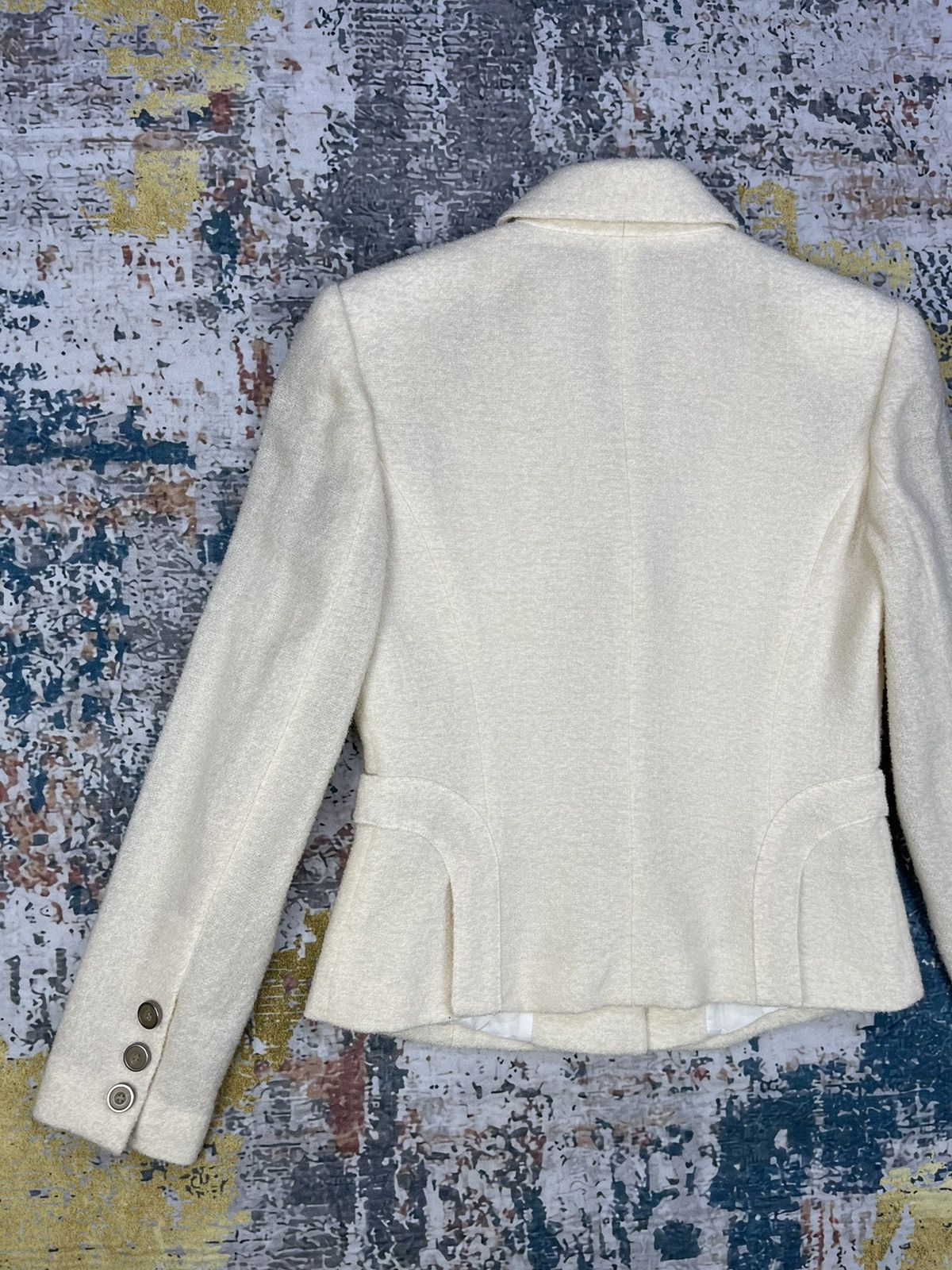 Karl Lagerfeld Karl Lagerfeld Single Breasted Notch Lapel Wool Size S / US 4 / IT 40 - 6 Thumbnail