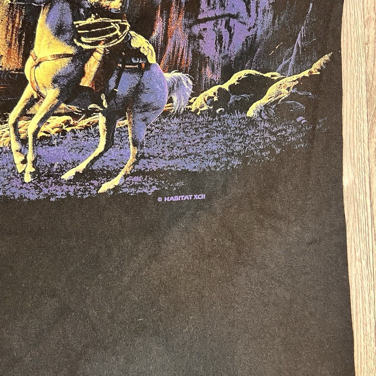 Habitat Vintage 90s Habitat Single Stitch Wraparound Graphic T XL Size US XL / EU 56 / 4 - 3 Thumbnail