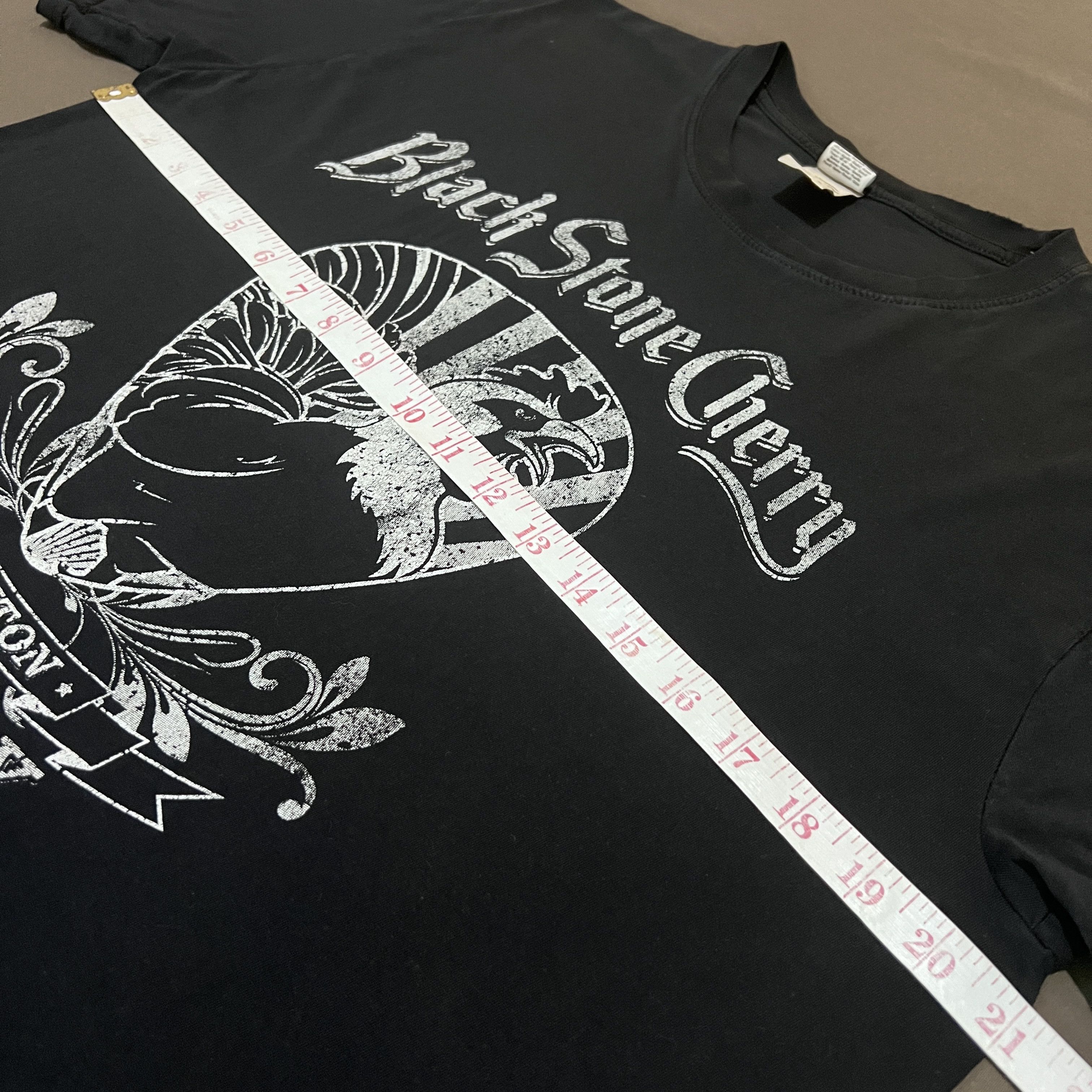 Band Tees 2015 Black Stone Cherry Tour Tee Distressed Faded Thrashed Size US L / EU 52-54 / 3 - 16 Thumbnail