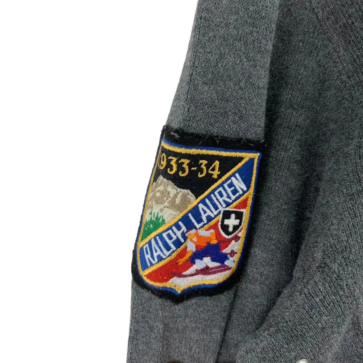 Polo Ralph Lauren Vintage POLO RALPH LAUREN Patch Polo Ski Half Zipper Size US M / EU 48-50 / 2 - 4 Thumbnail