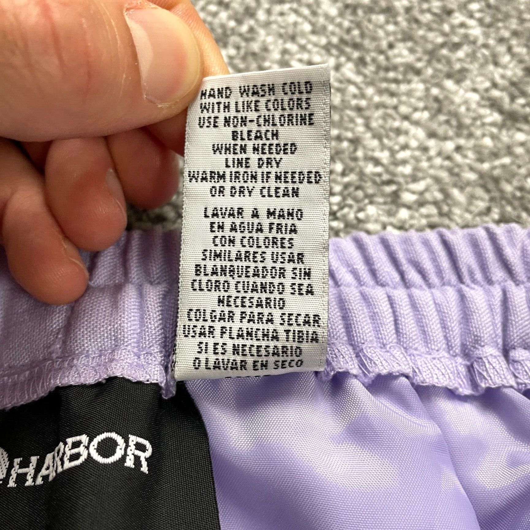 Vintage Sag Harbor Purple Long Skirt Womens 14 Elastic Side Waist Slit Workwear Knit Polyester Straight & Pencil Pattern Solid Size 36" / US 14 / IT 50 - 7 Thumbnail