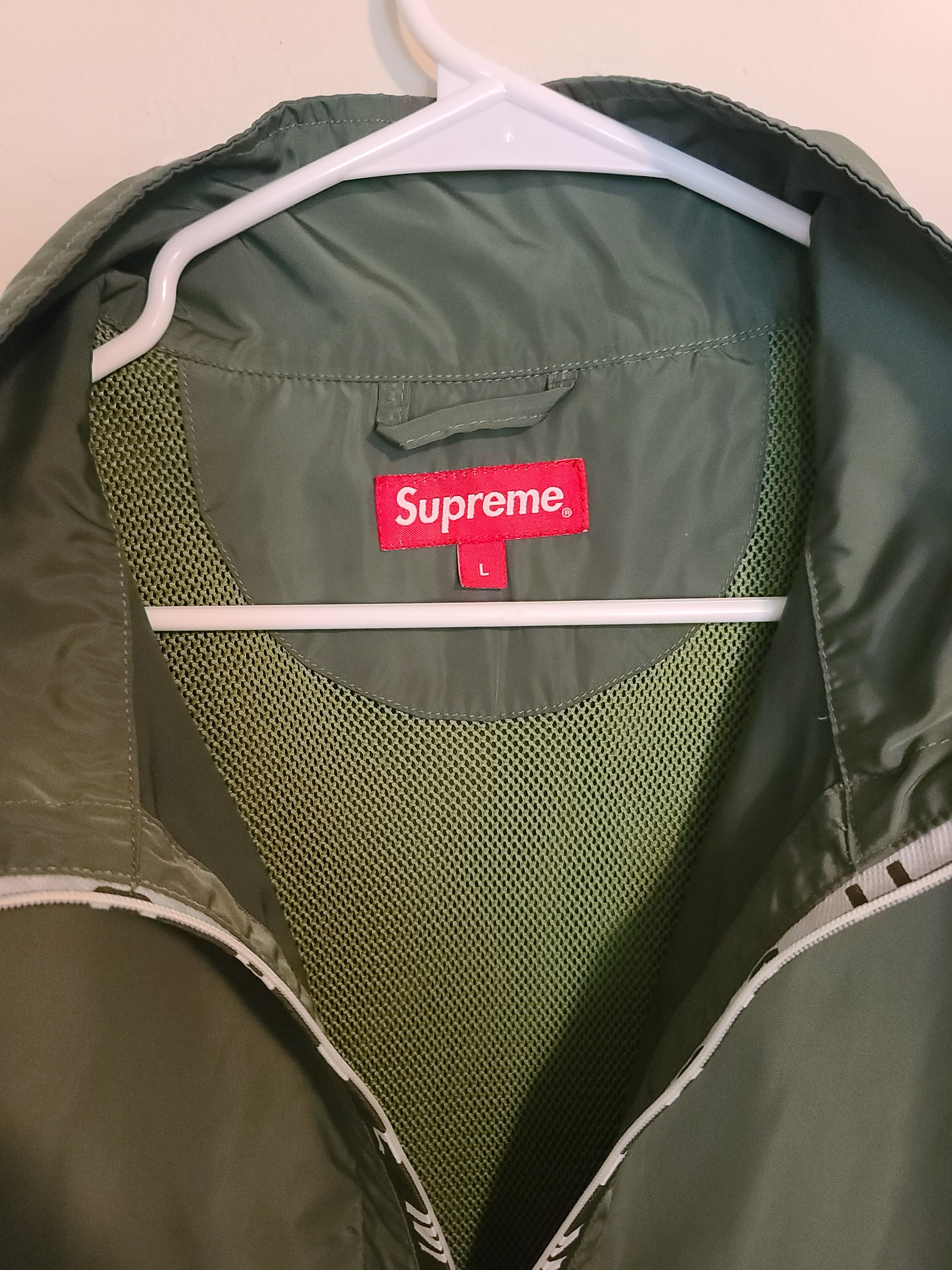 Supreme Jacquard Zipper Windbreaker Size US L / EU 52-54 / 3 - 4 Thumbnail