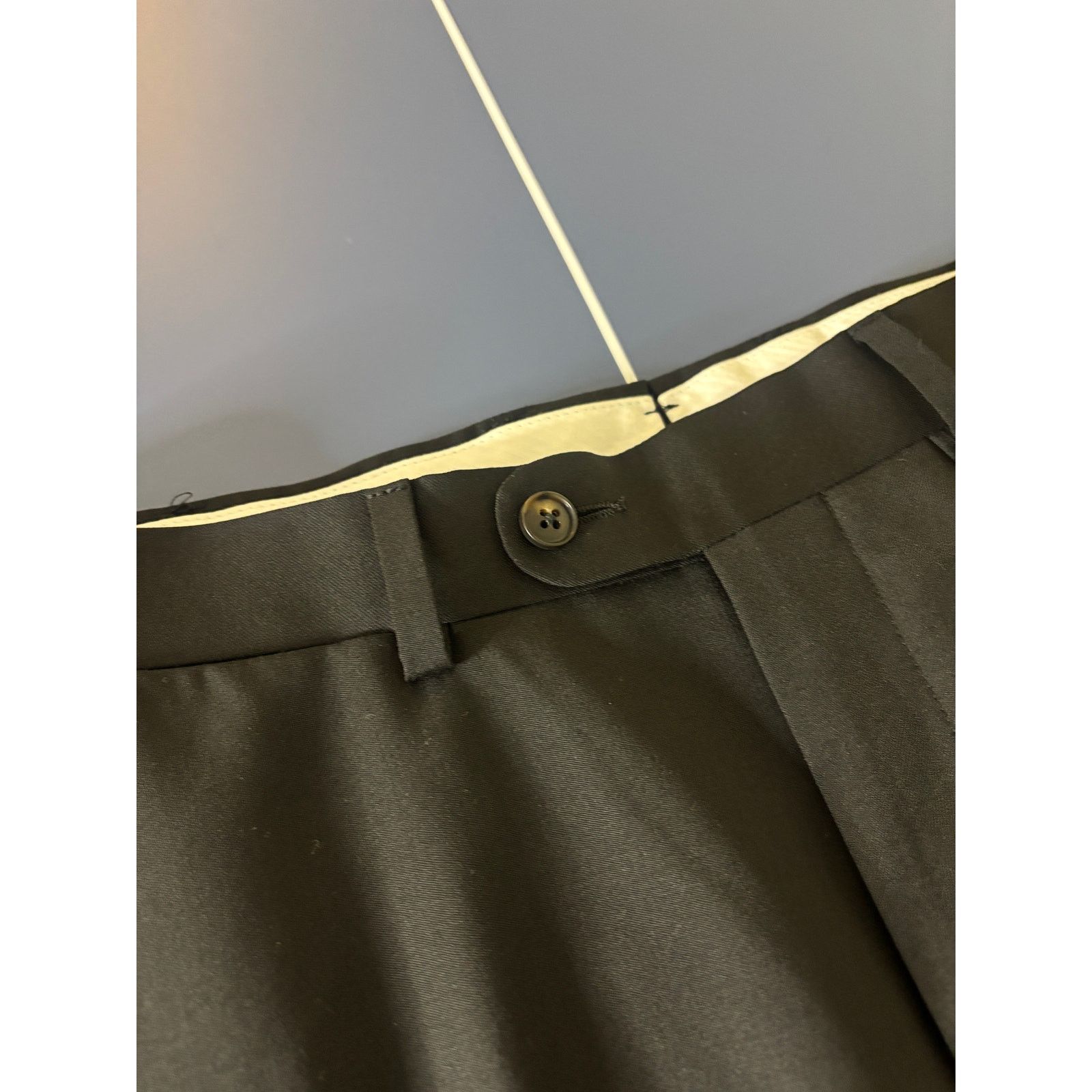 Suitsupply SuitSupply Brescia WOOL - Black Dress Pants (32) Size US 32 / EU 48 - 2 Thumbnail