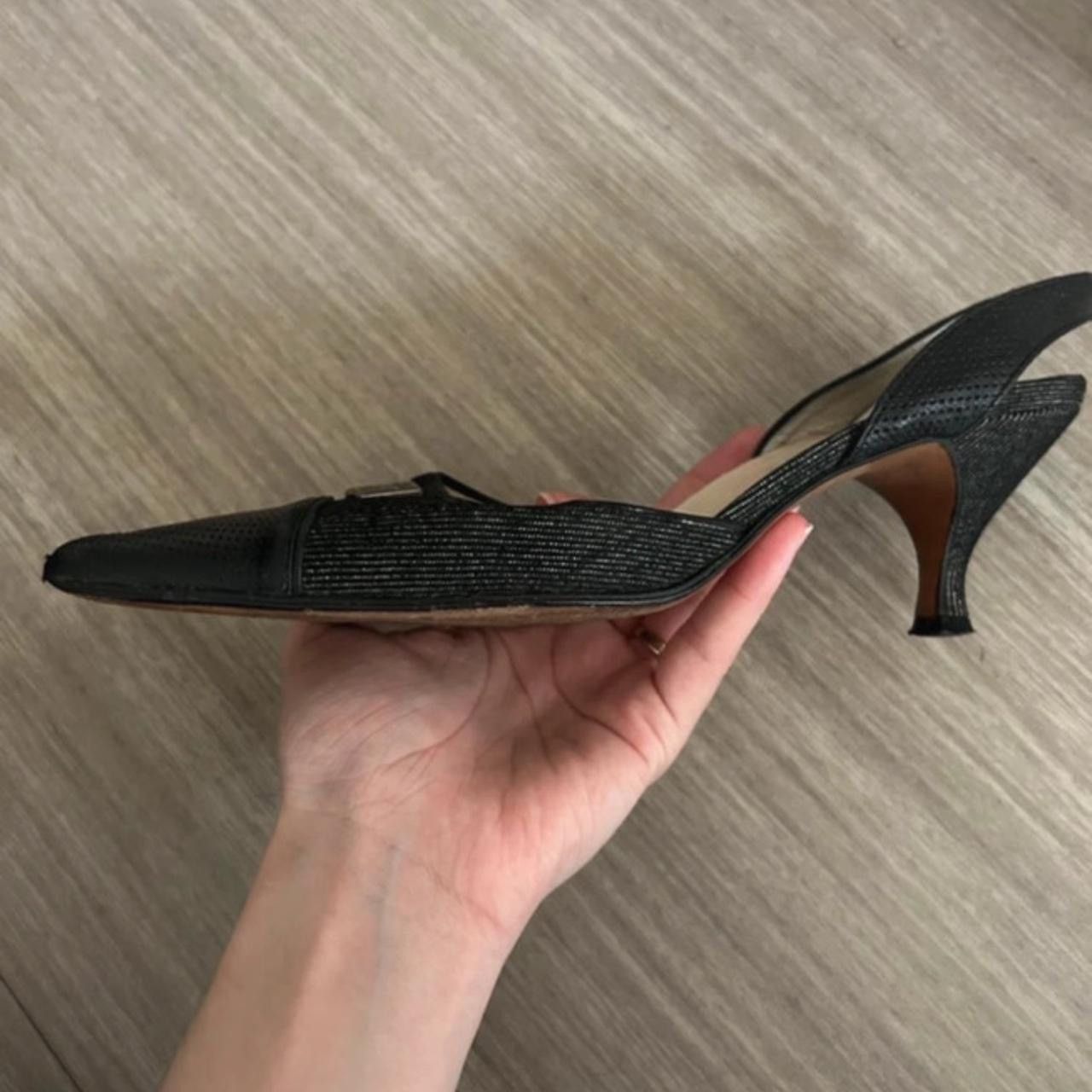Dior Archives : Rare 2000s DIOR “Chris 1947” Slingback Heels Size US 6 / IT 36 - 6 Thumbnail