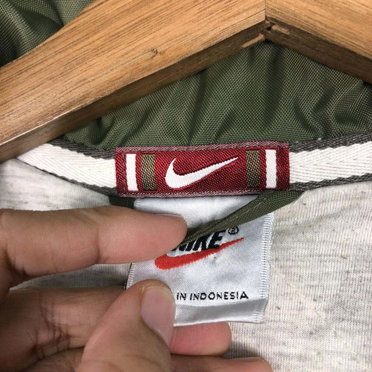 Nike 🔥VINTAGE HALF ZIPPER ANORAK JACKET NIKE BIG SWOOSH Size US M / EU 48-50 / 2 - 17 Thumbnail