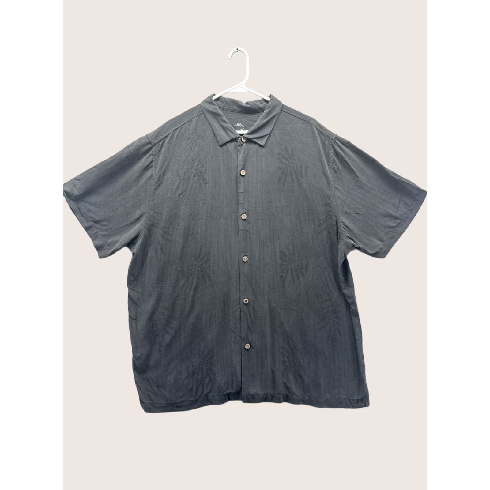 Tommy Bahama Tommy Bahama Shirt Mens 2XL Black Floral Silk Camp Short Sleeve Button Front Size US XXL / EU 58 / 5 - 1 Thumbnail