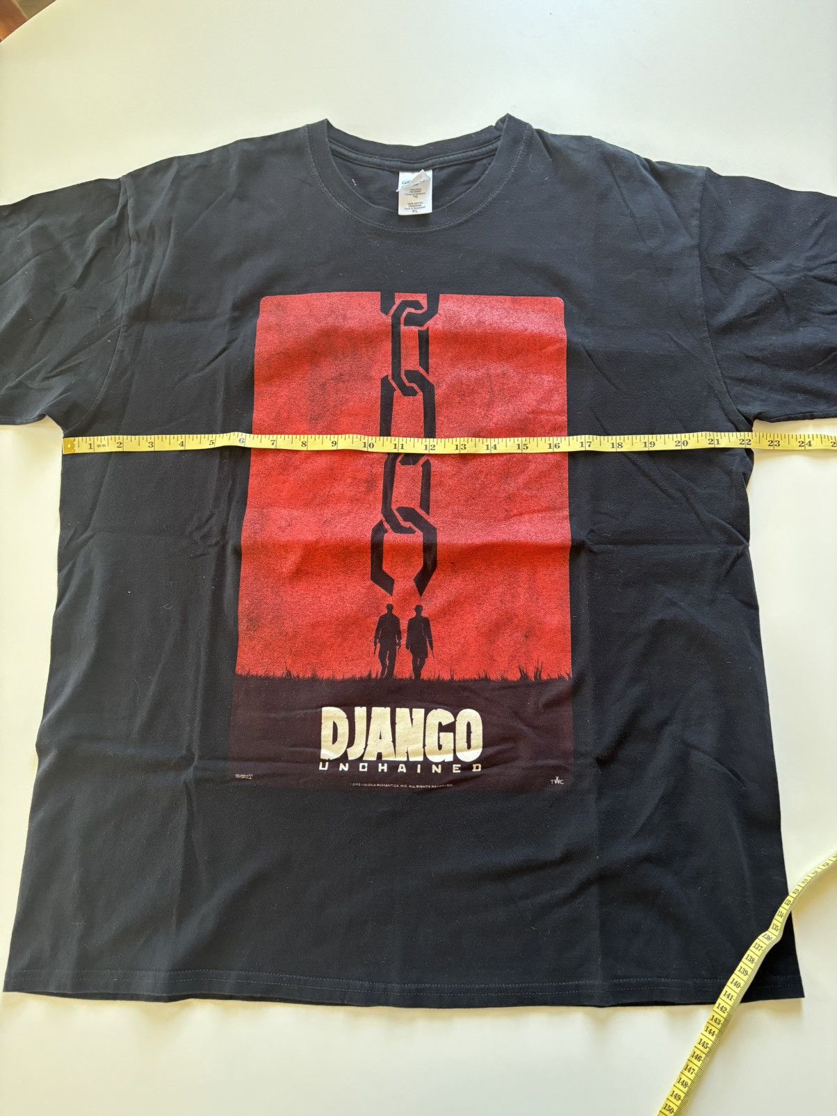 Vintage Django Unchained movie promo tee XL Size US XL / EU 56 / 4 - 5 Thumbnail