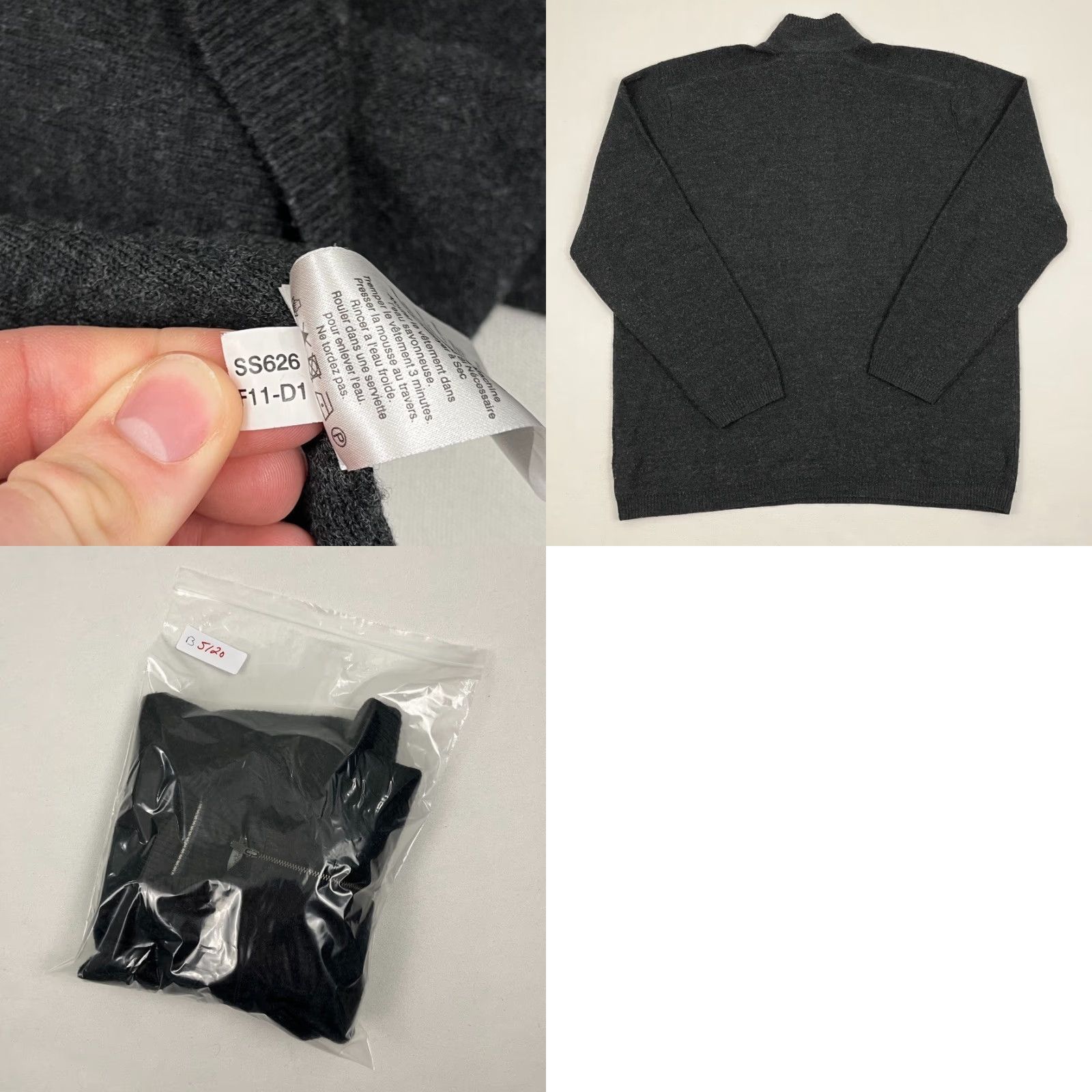 Smartwool SmartWool Sweater Mens 2XL Solid Knit Wool Merino Base Layer Quarter Zip SS626 Shirt Pullover Regular Casual Outdoors Boys? No, Mens Size US XXL / EU 58 / 5 - 8 Thumbnail