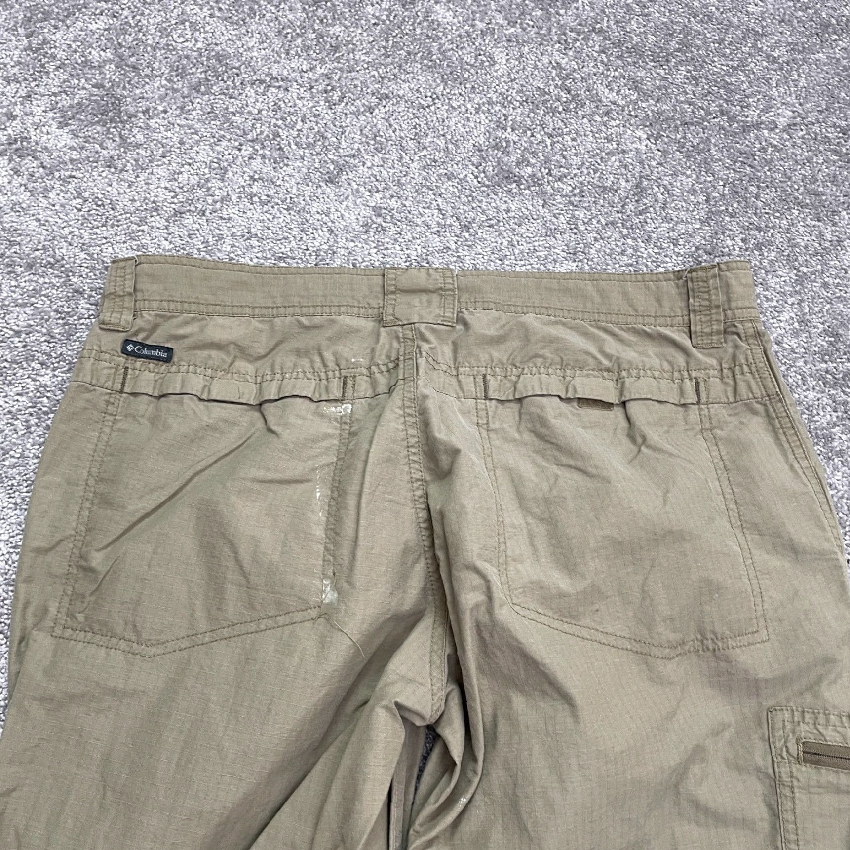 Vintage Columbia Pants Mens 36W 34L Cargo Straight Leg Brown Outdoor Lined Pocket Cargo Pant Size US 36 / EU 52 - 4 Thumbnail