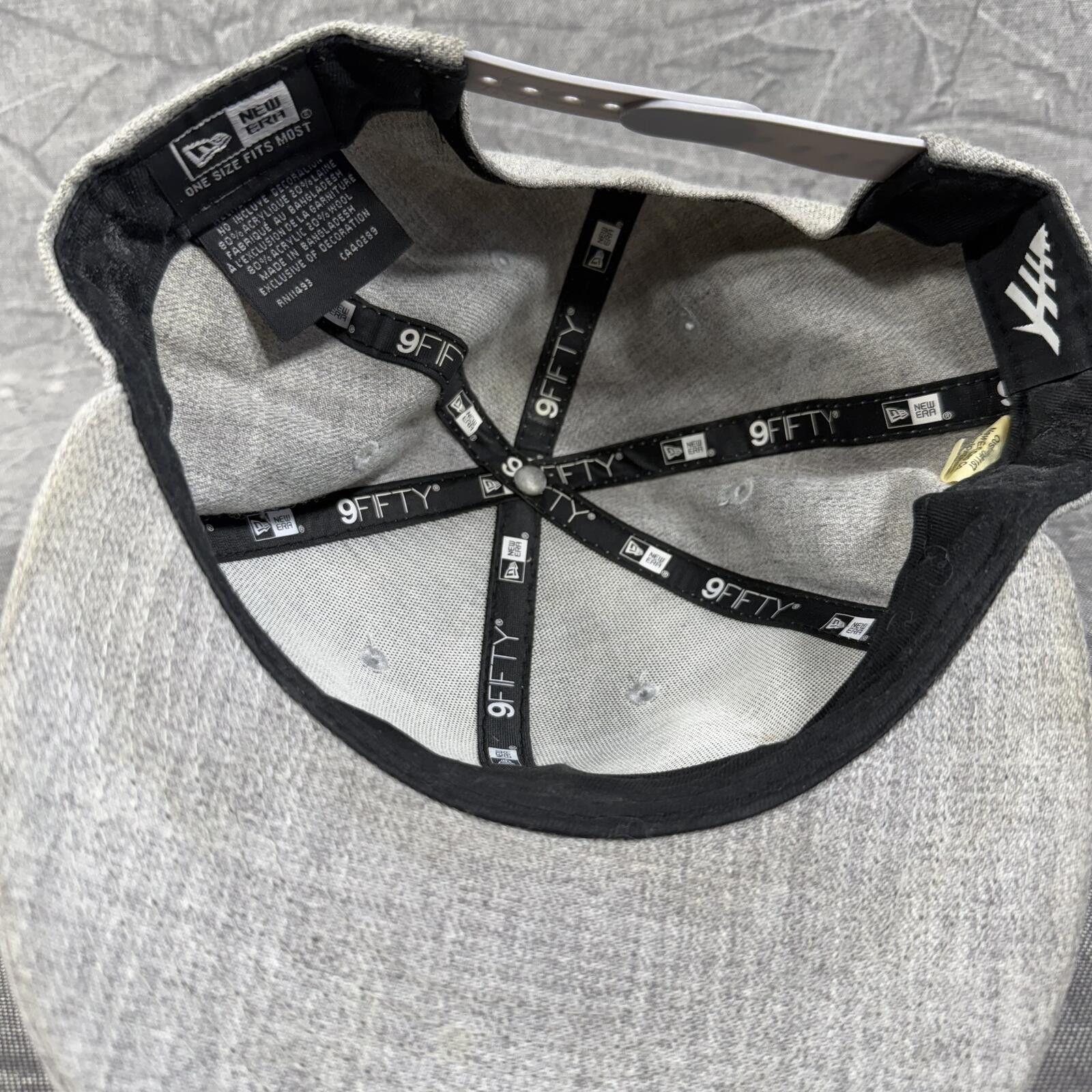 New Era New Era Hat Men's Grey Paper Planes Original 9FIFTY Snapback Size ONE SIZE - 5 Thumbnail