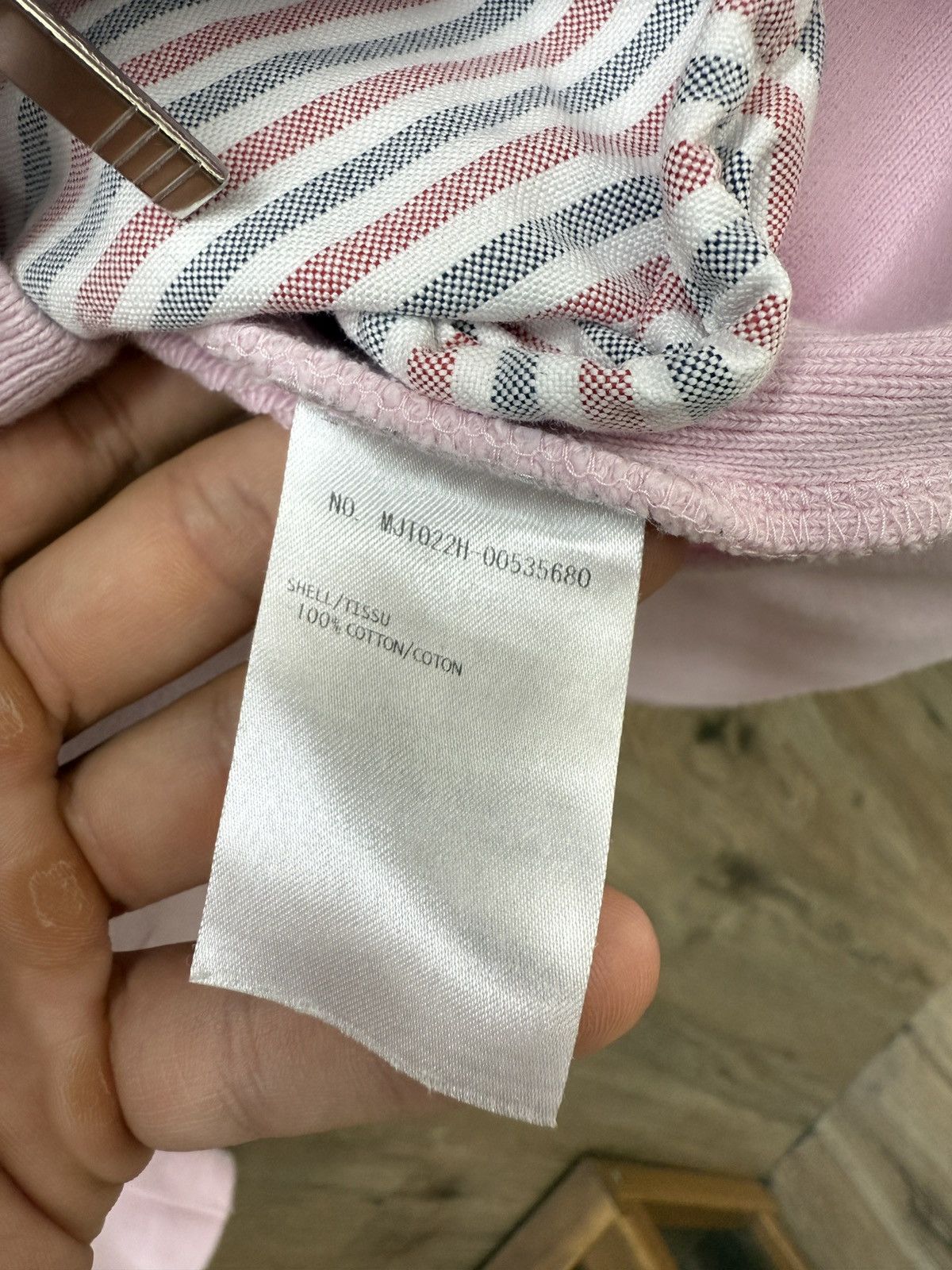Thom Browne Thome Browne Pink Zip Up Hoodie Size US M / EU 48-50 / 2 - 7 Thumbnail