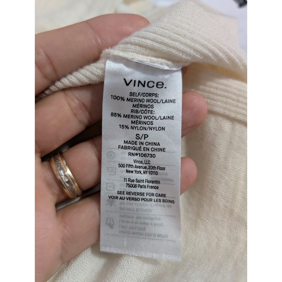 Vince o1rshd1 CC20 Polo Shirt in Cream Size US S / EU 44-46 / 1 - 11 Thumbnail