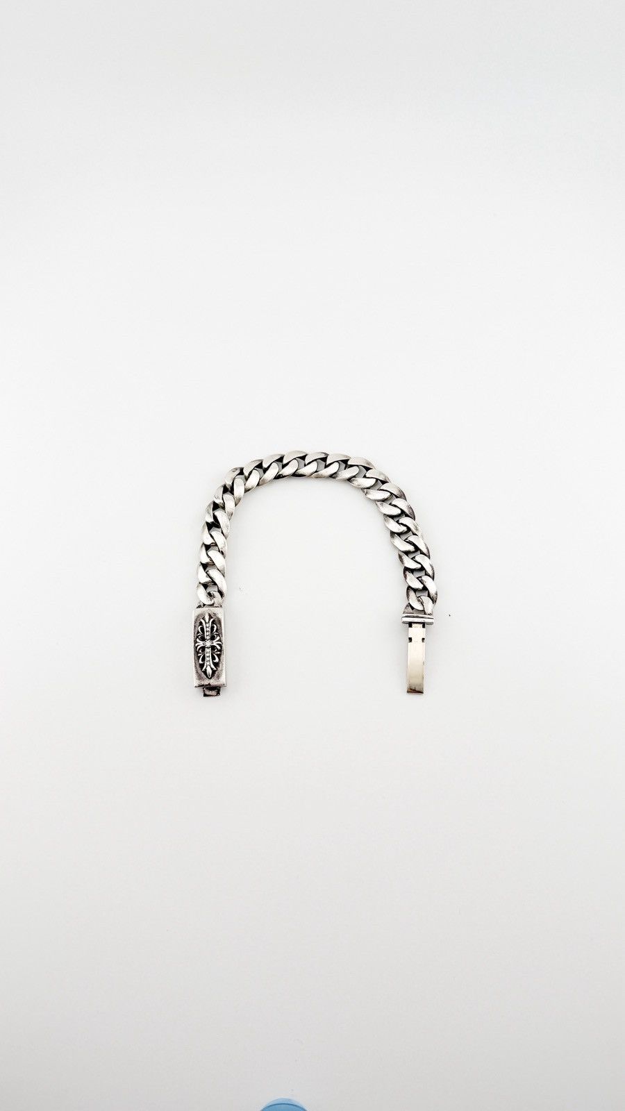 Chrome Hearts RARE! Chrome hearts Diamond ID Bracelet Cuban Size ONE SIZE - 1 Thumbnail