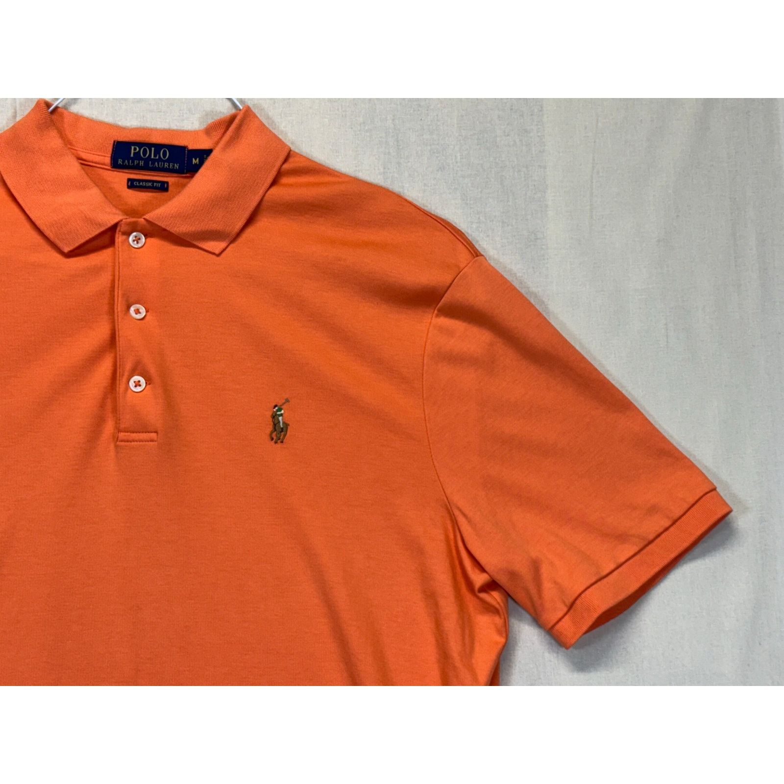 Polo Ralph Lauren Polo Ralph Lauren Men’s Classic Fit Polo Shirt Orange M Size US M / EU 48-50 / 2 - 11 Thumbnail