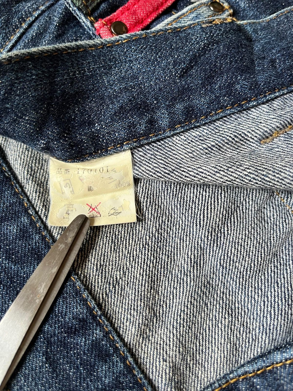 Japanese Brand Vintage Japanese Brand Double Waisted Jean Shorts Jorts Size US 32 / EU 48 - 10 Thumbnail