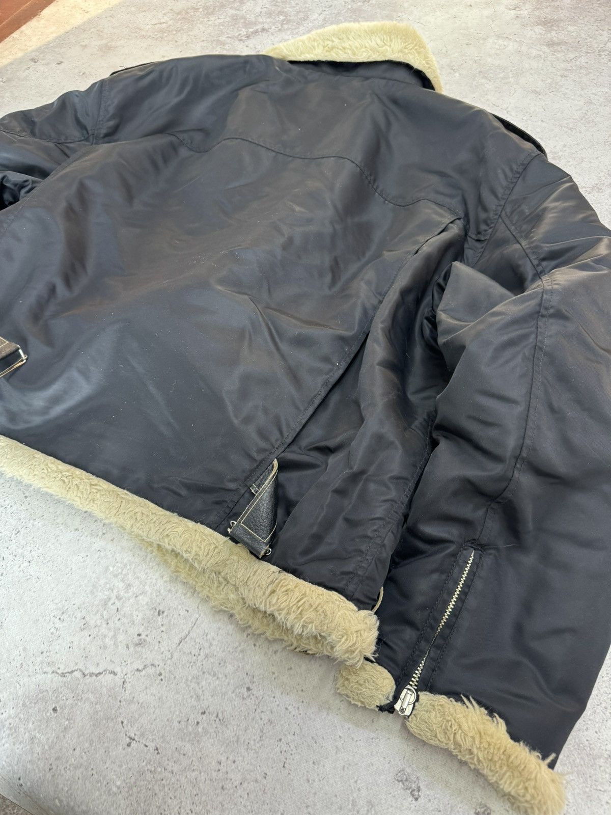 Diesel Vintage Asymmetric Diesel Leather Inserts Jacket Size US XL / EU 56 / 4 - 6 Thumbnail