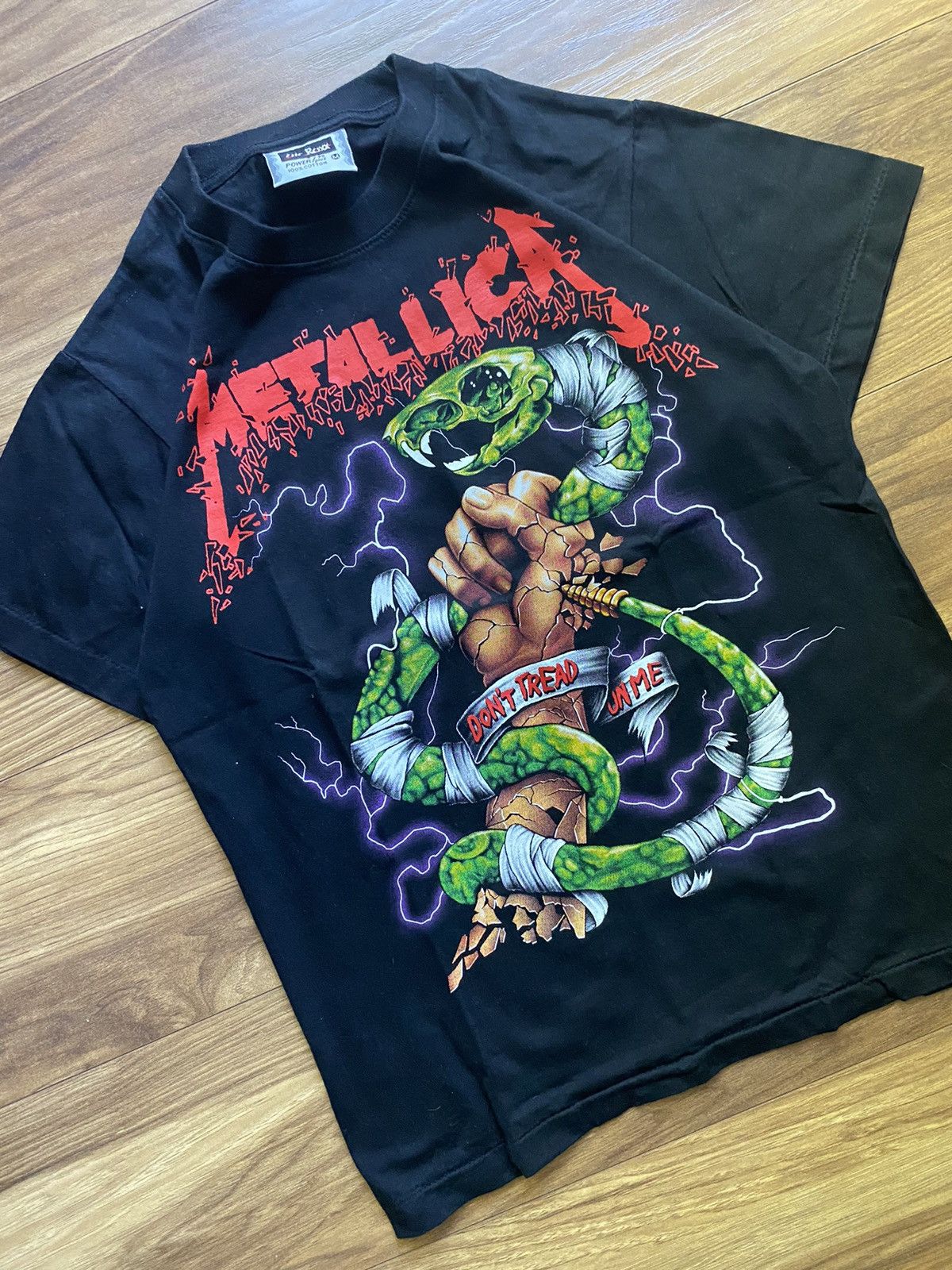 Band Tees × Metallica × Vintage Metallica T Shirt Dont Tread On Me Black Album Single Stitch Size US M / EU 48-50 / 2 - 2 Thumbnail