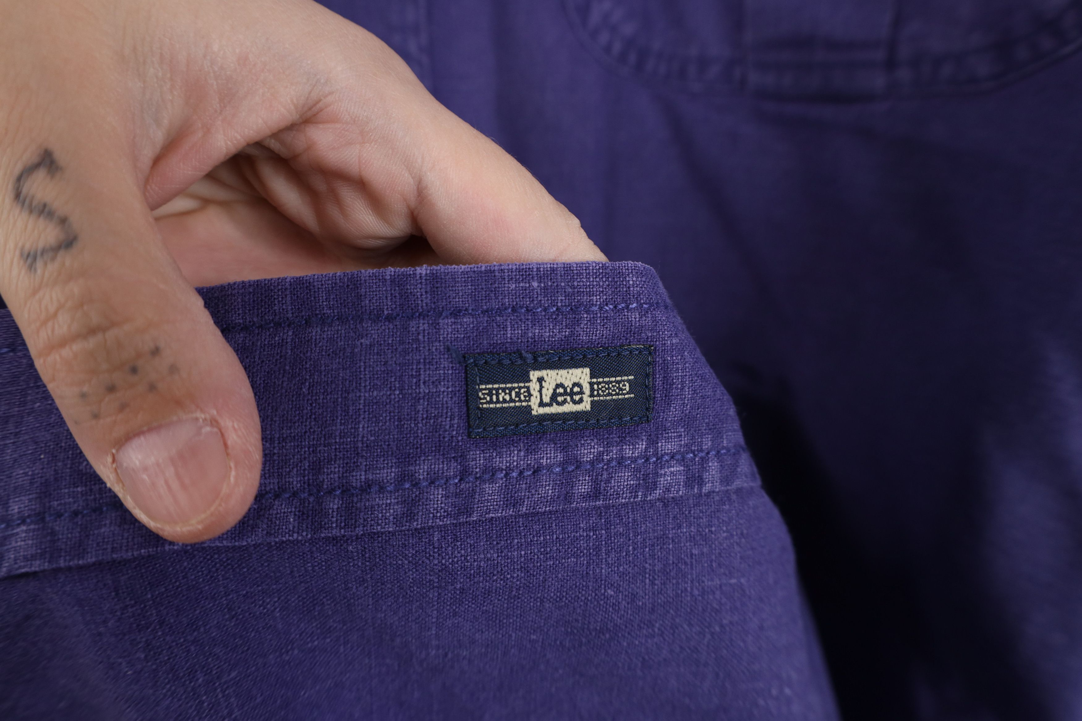 Vintage Vintage 90s Streetwear Linen Blend Baggy Fit Button Shirt Size US XL / EU 56 / 4 - 5 Thumbnail