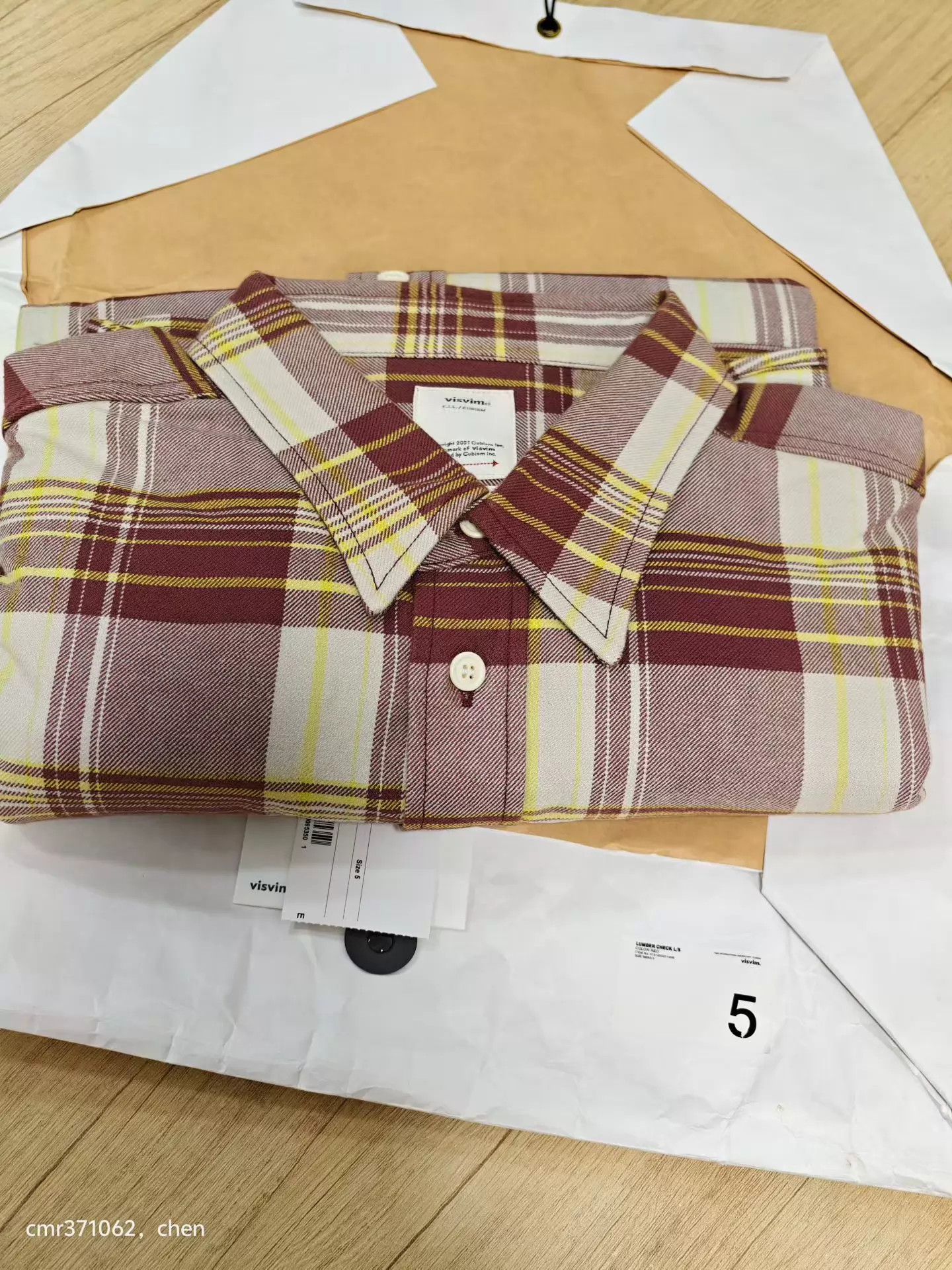 Visvim visvim 21AW Lumber Check L/S Shirt Red 5 Size US XXL / EU 58 / 5 - 9 Thumbnail