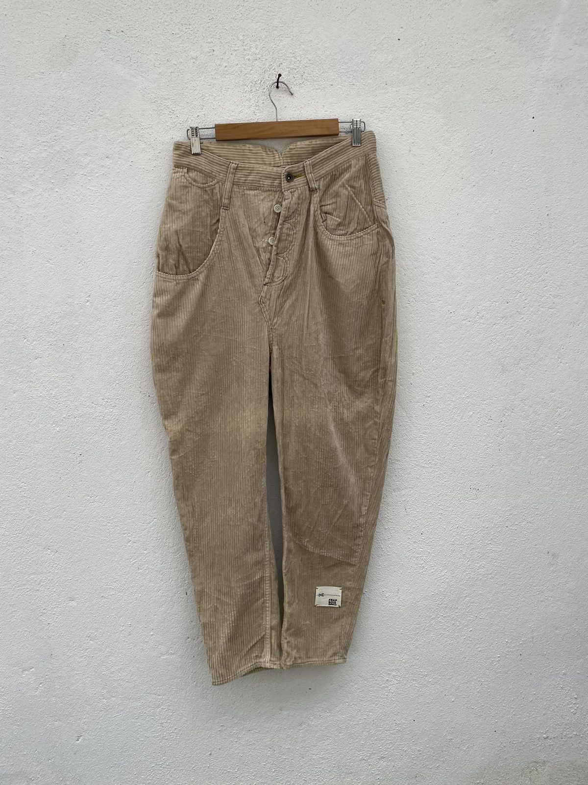Frapbois Vintage Frapbois Drop Crotch Corduroy Pants Size US 30 / EU 46 - 1 Thumbnail