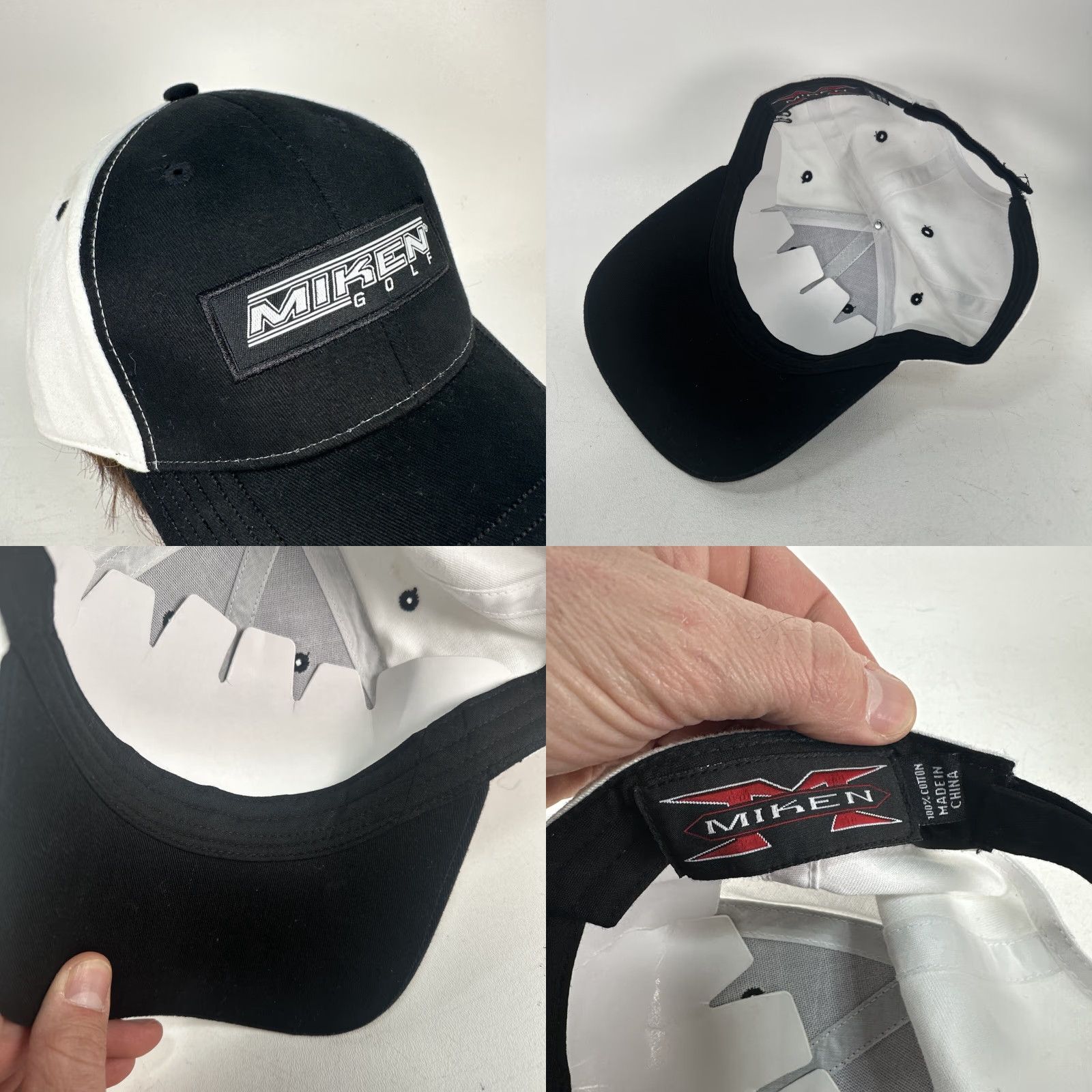 Vintage VINTAGE Miken Golf MX1 Hat Adjustable Rare MIKEN Hat Black Adjustable New Read Description Size ONE SIZE - 9 Thumbnail