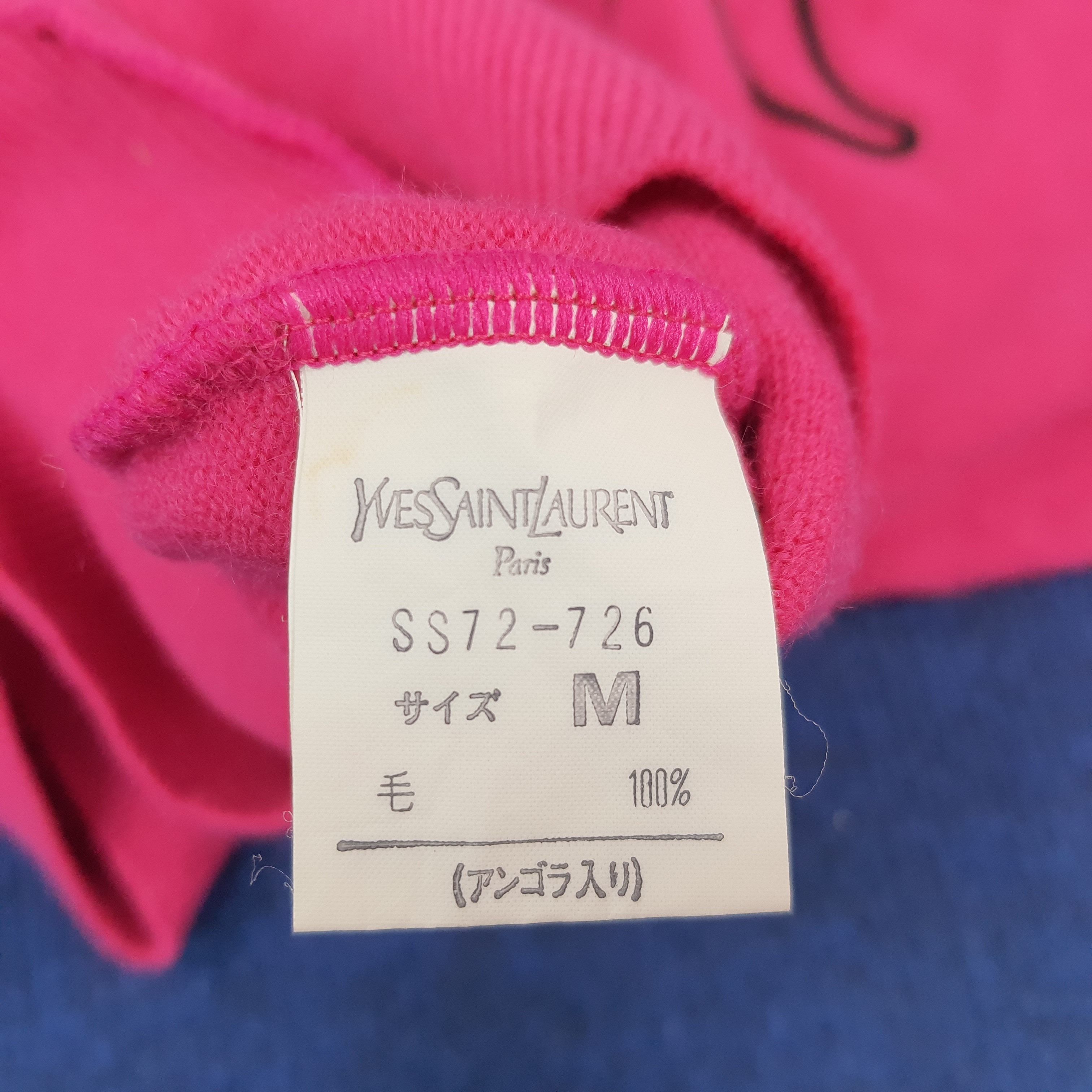 Vintage × Yves Saint Laurent Vintage Yves Saint Laurent Paris YSL Designer Sweatshirts Size S / US 4 / IT 40 - 7 Thumbnail