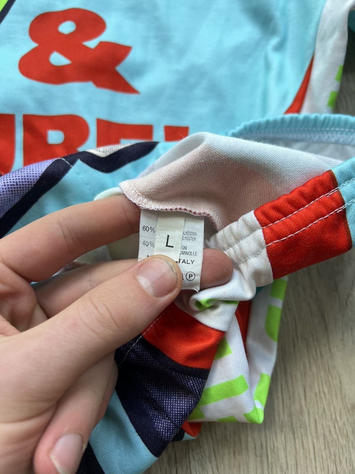 Walter Van Beirendonck Walter van Beirendonck cycling shirt Size US L / EU 52-54 / 3 - 9 Thumbnail