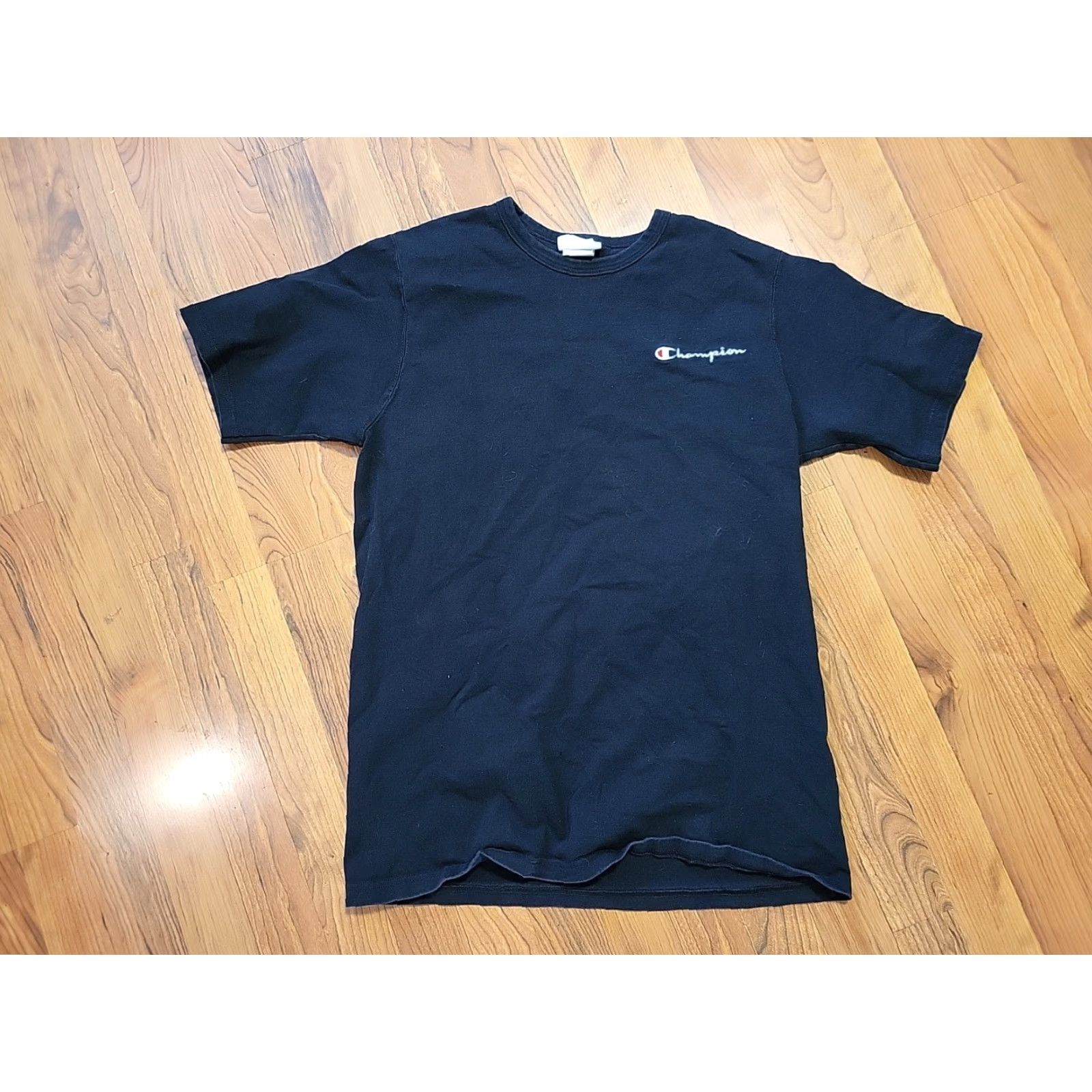 Champion VINTAGE Champion T-Shirt Men Large Black Short Sleeve Embroidered Logo Size US L / EU 52-54 / 3 - 4 Thumbnail
