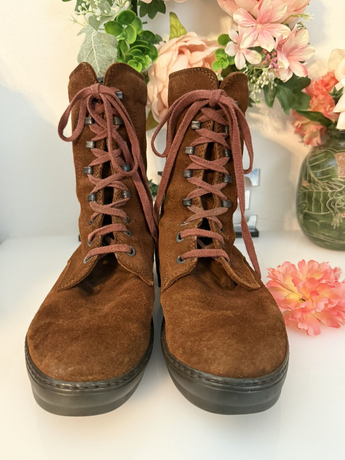 Tod's Tod’s Rubber Soled Suede Boots Brown Size 37/7 Boho Vintage Size US 7 / IT 37 - 7 Thumbnail