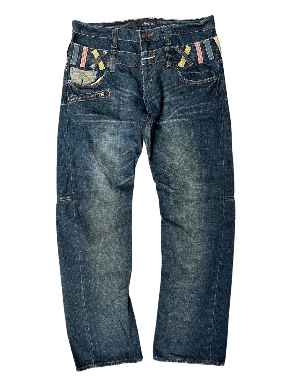 Japanese Brand Dominate double waist jeans Size US 34 / EU 50 - 1 Thumbnail