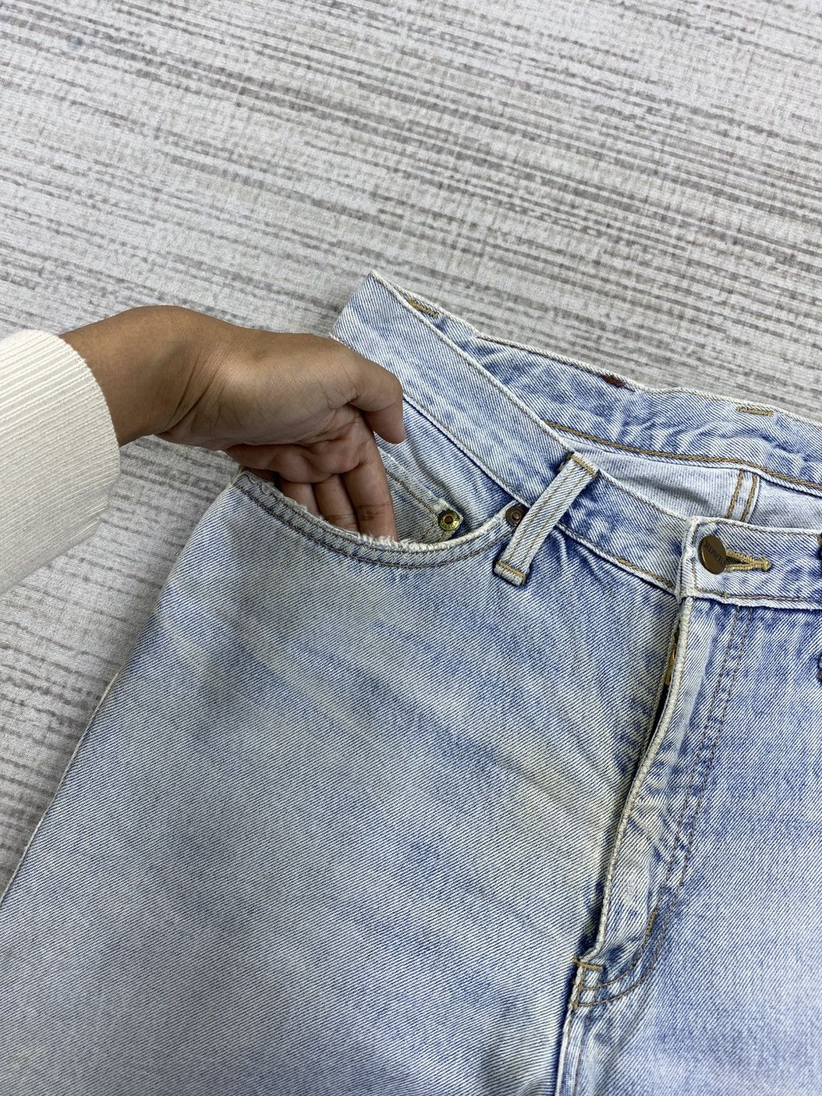 Edwin × Japanese Brand × Vintage Vintage Edwin Light Blue Straight Cut Denim Pants Size US 28 / EU 44 - 8 Thumbnail