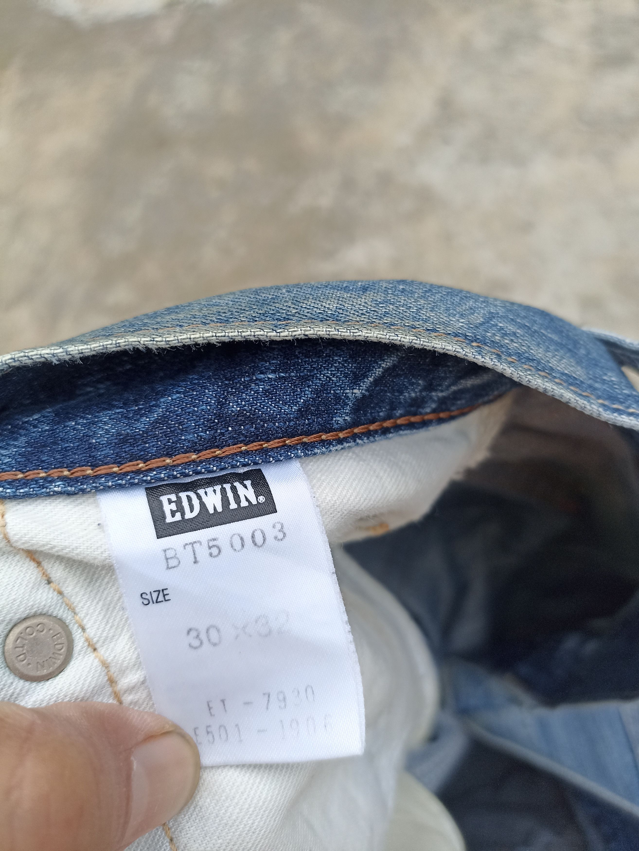 If Six Was Nine Vintage Edwin Blue Trip jeans LGB Size US 33 - 12 Thumbnail