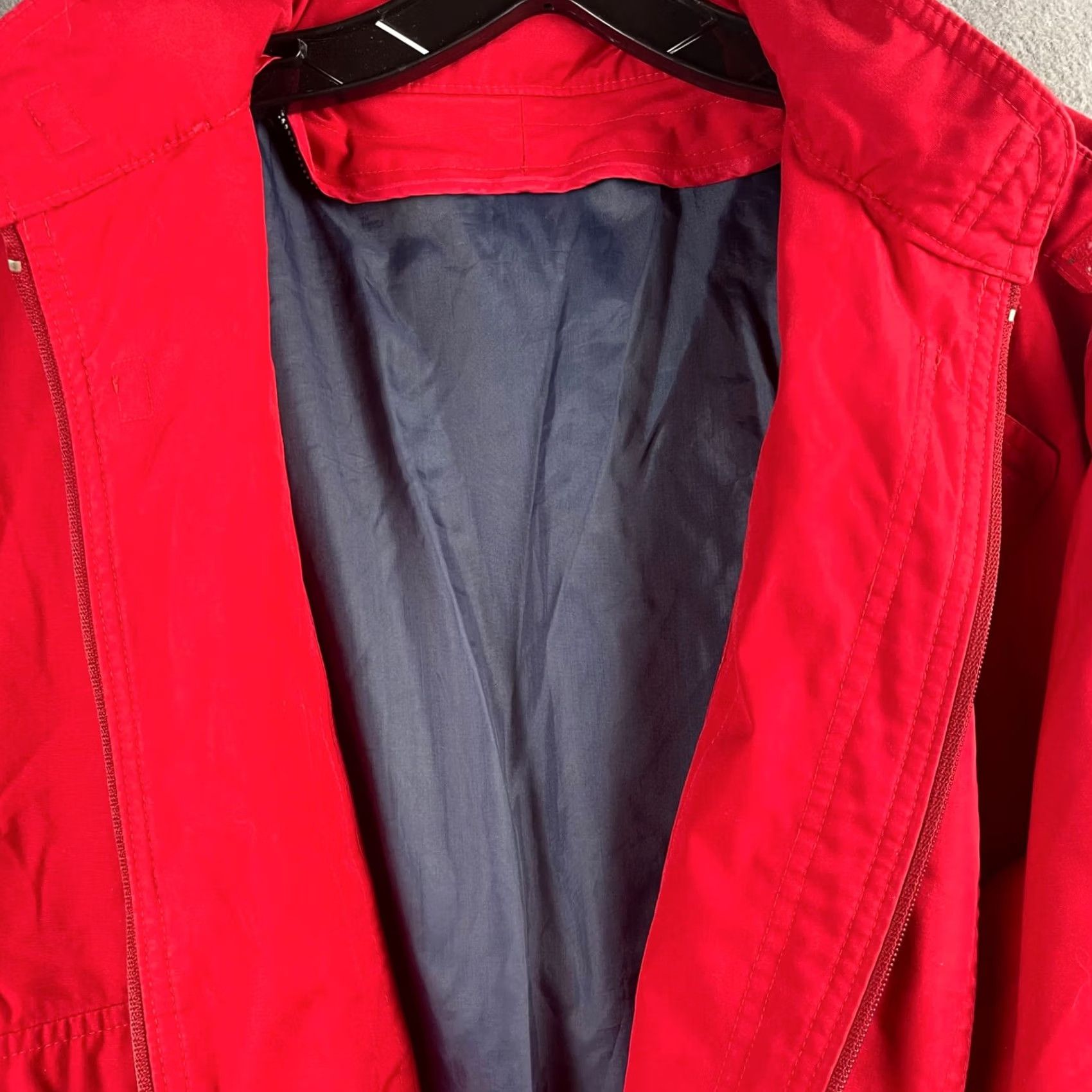 London Fog VINTAGE London Fog Jacket Mens Large 46 Red Zip Up Hooded Parka Casual Travel Workwear Retro 80s Hipster London Fog Mens Jacket Size US S / EU 44-46 / 1 - 7 Thumbnail